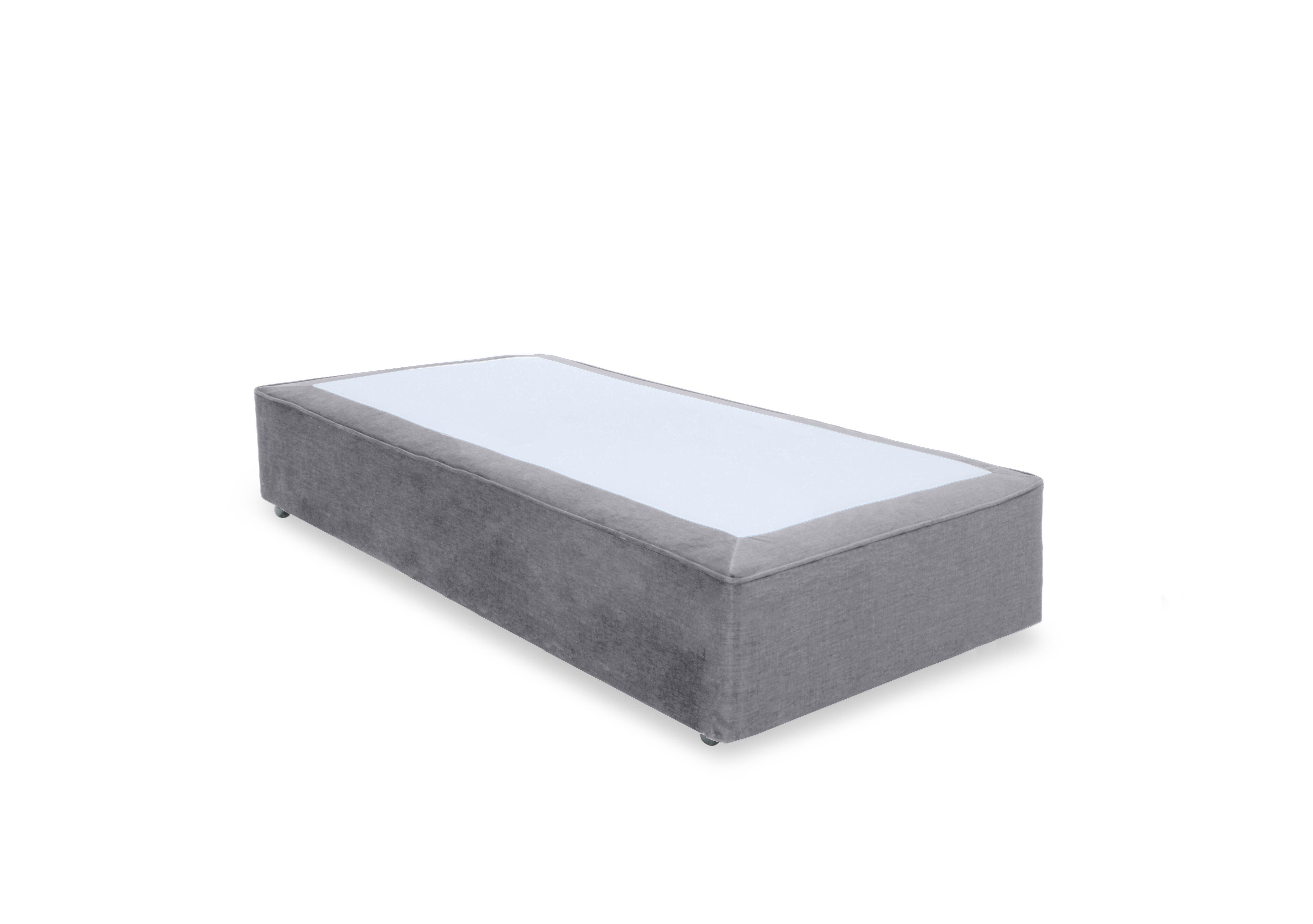 Artisan Platinum Pocket Sprung Divan Base in Aston Steel on Furniture Village