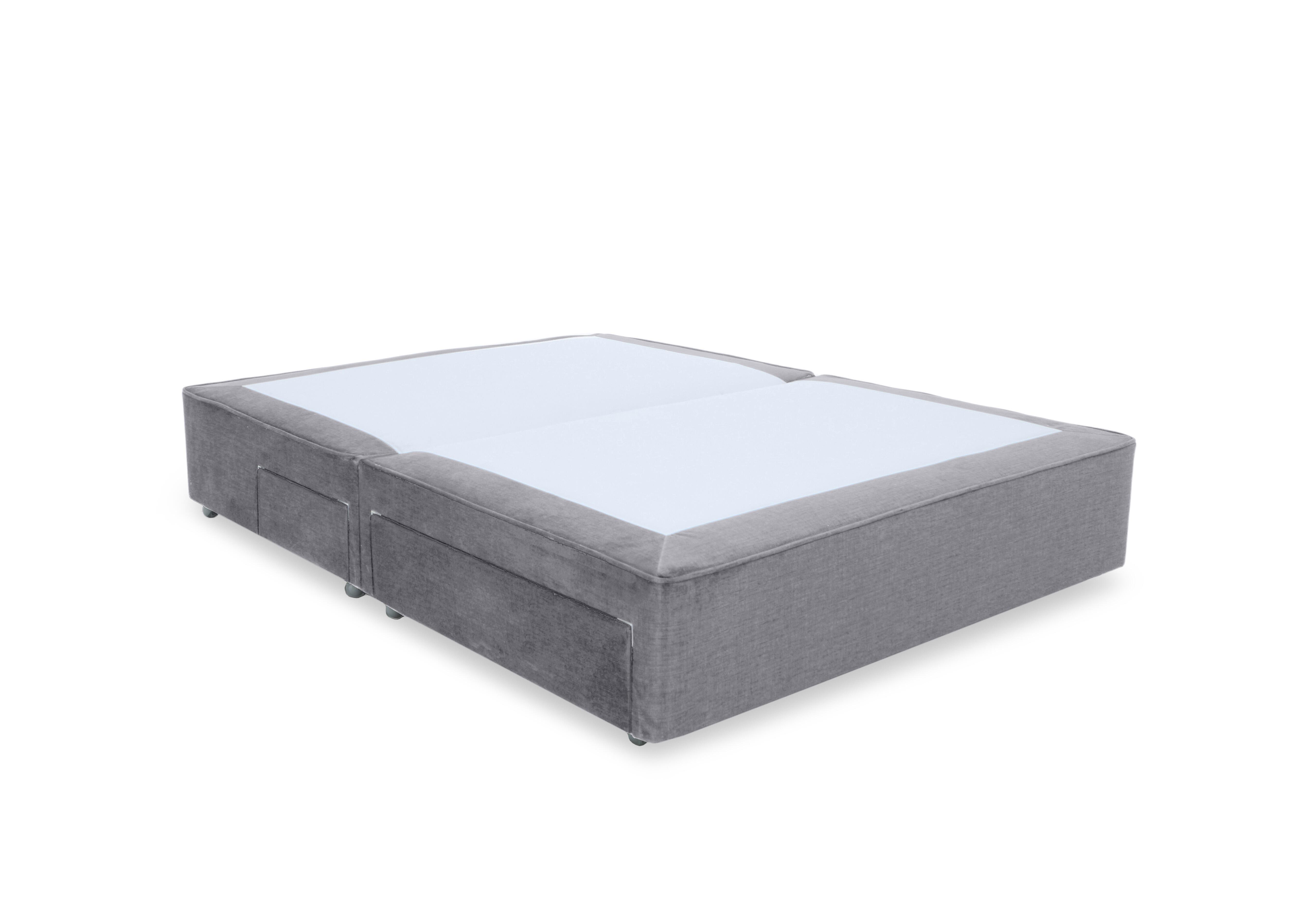 Artisan Platinum Pocket Sprung Divan Base in Aston Steel on Furniture Village