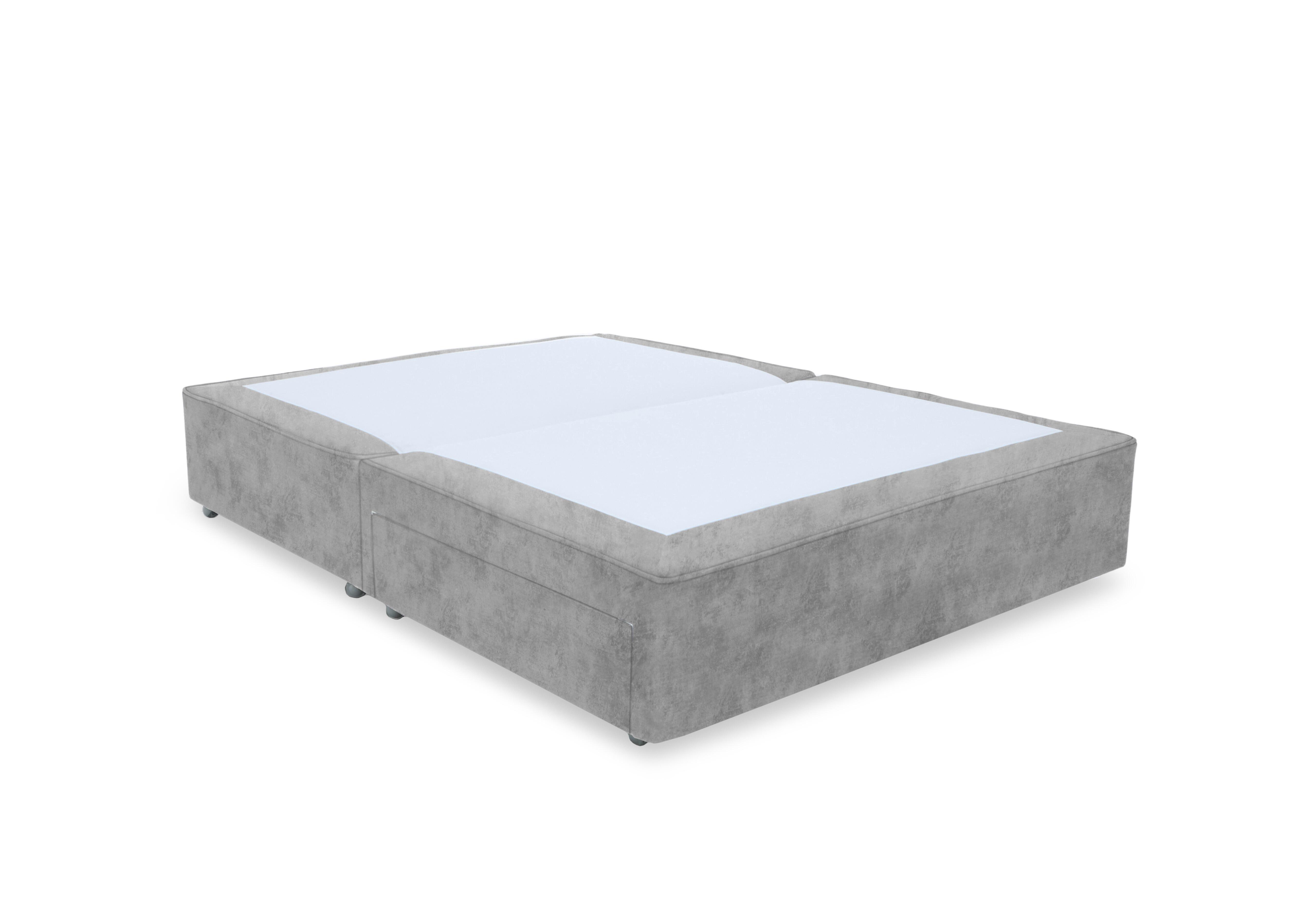 Artisan Platinum Pocket Sprung Divan Base in Dapple Sterling on Furniture Village