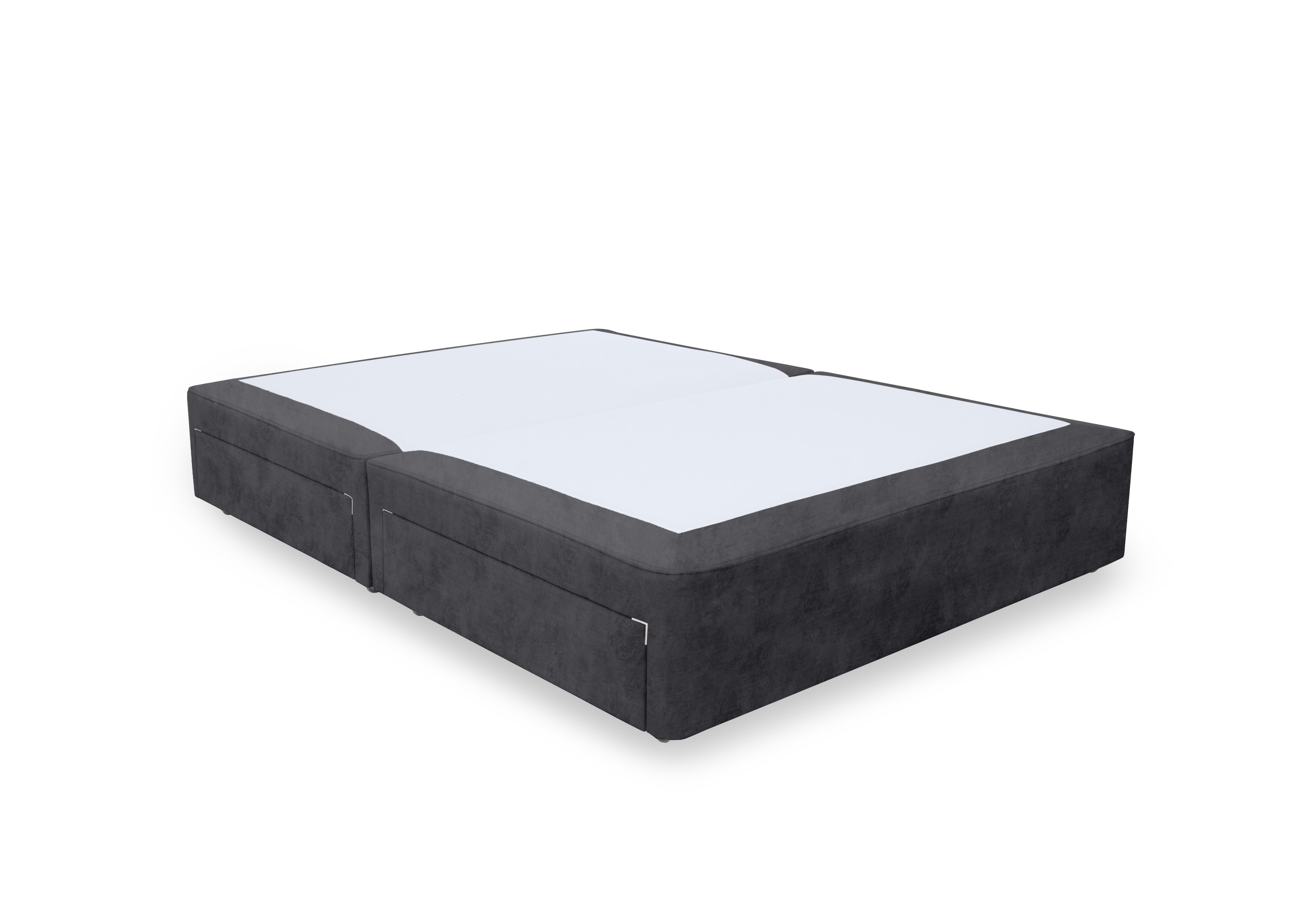 Artisan Platinum Pocket Sprung Divan Base in Daytona Coal on Furniture Village