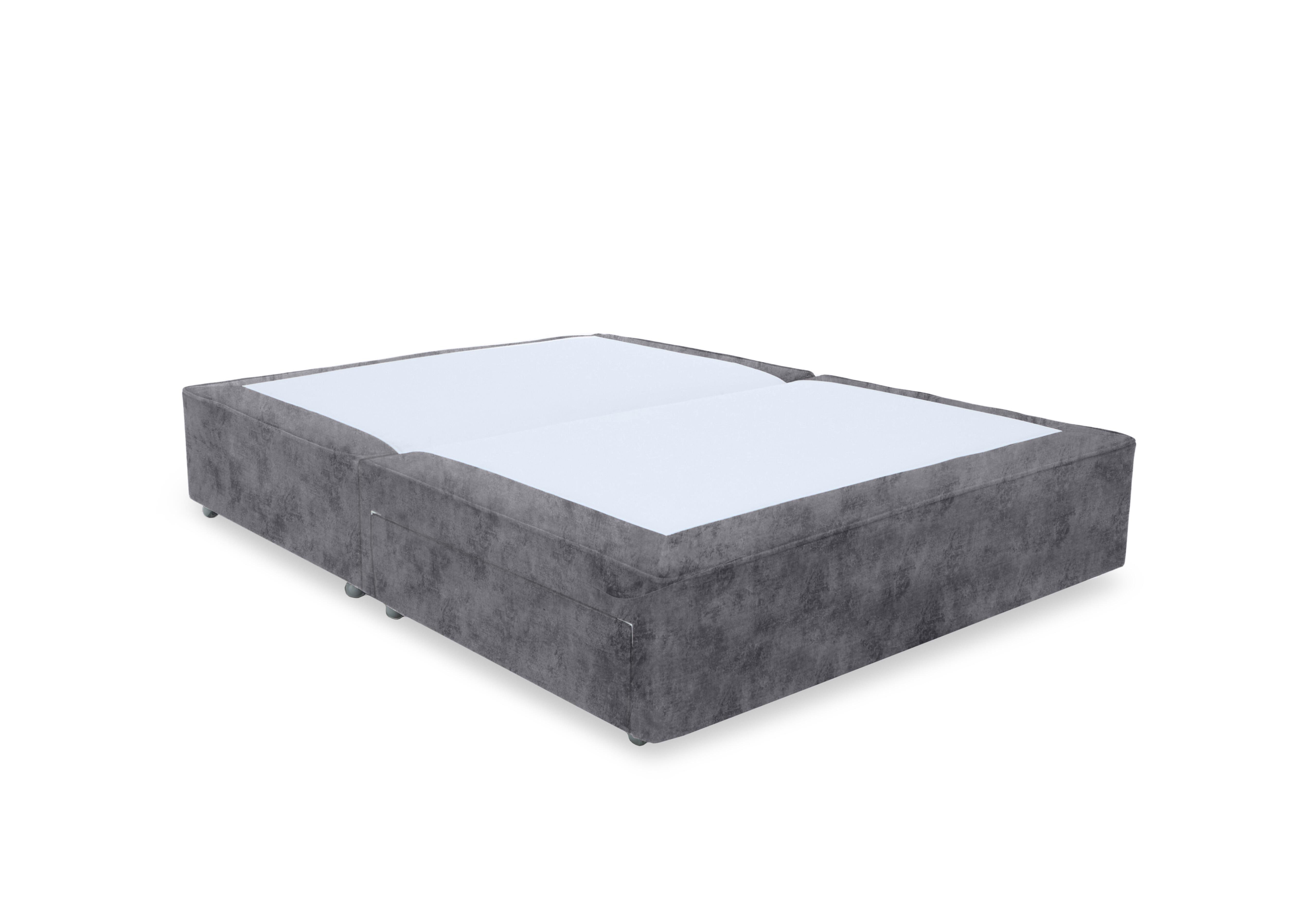 Artisan Platinum Pocket Sprung Divan Base in Daytona Grey on Furniture Village