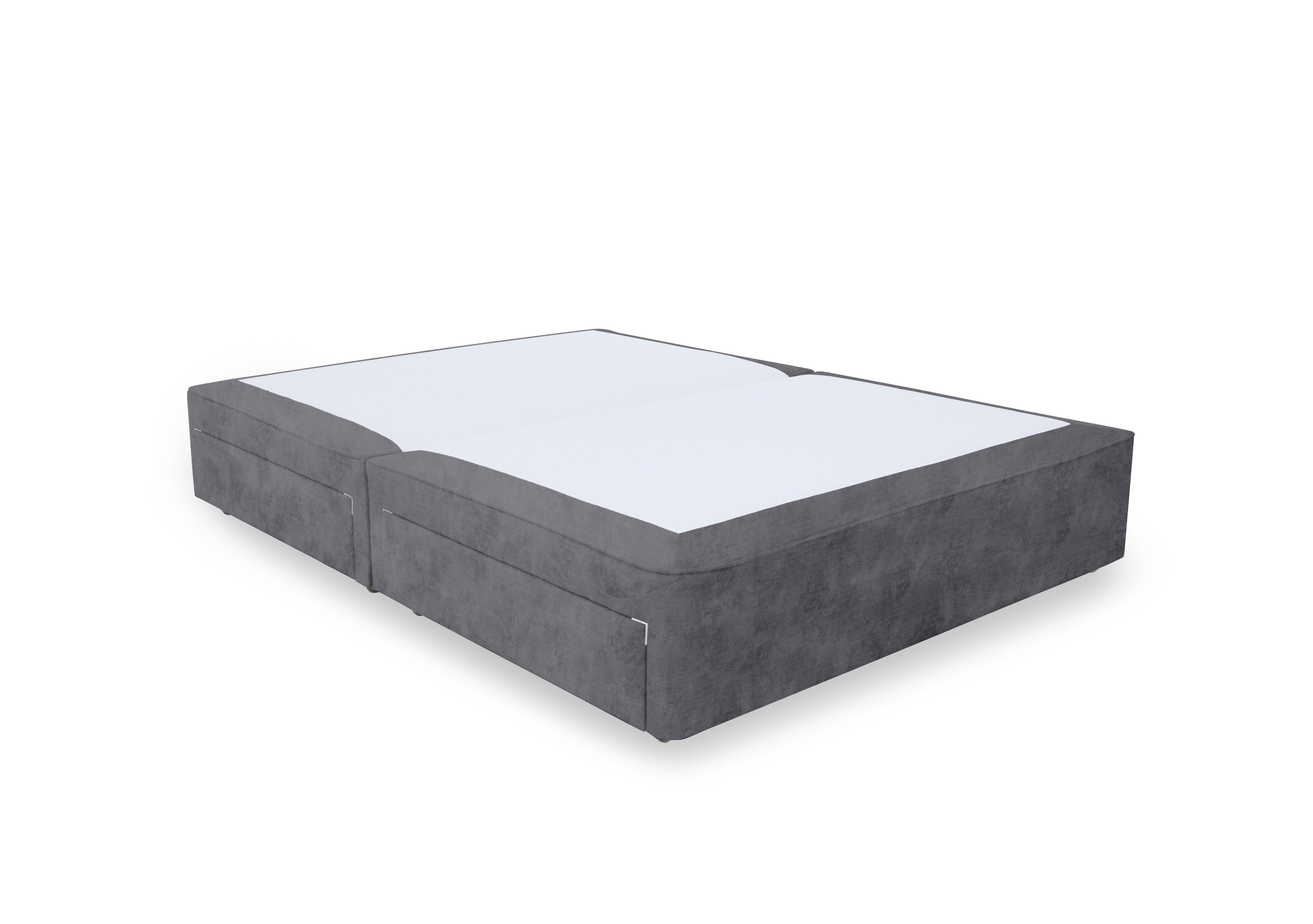 Artisan Platinum Pocket Sprung Divan Base in Daytona Grey on Furniture Village