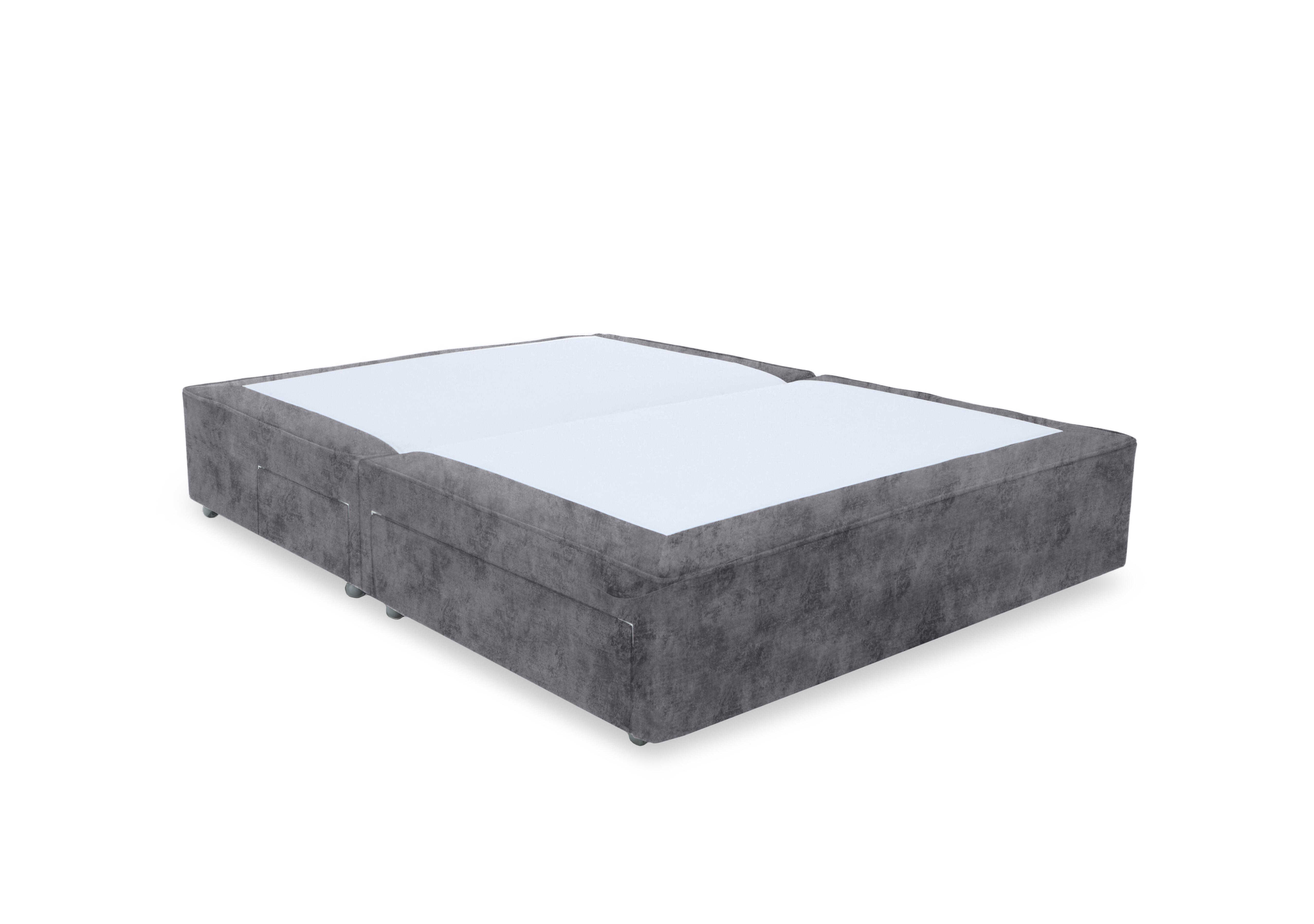 Artisan Platinum Pocket Sprung Divan Base in Daytona Grey on Furniture Village