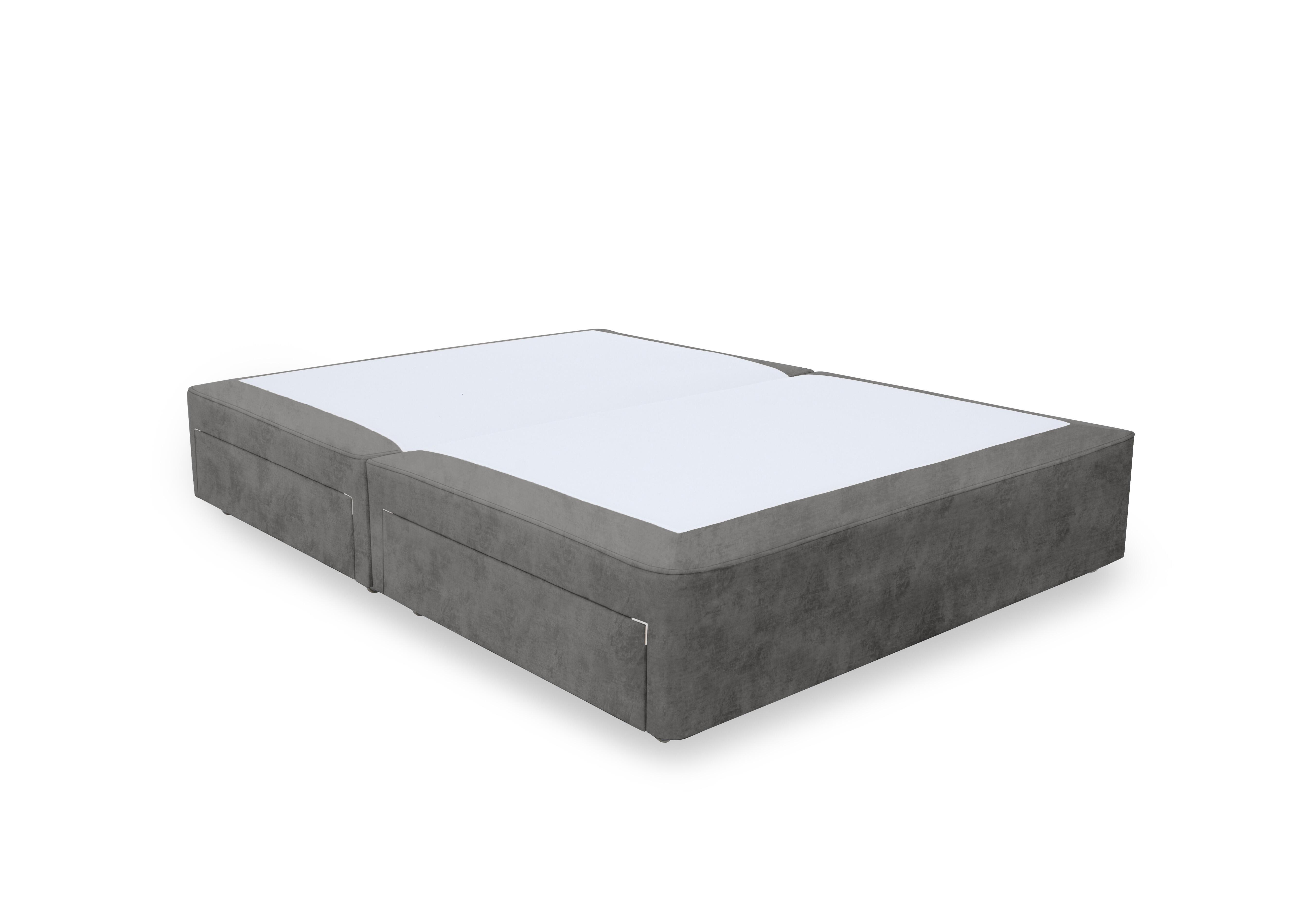 Artisan Platinum Pocket Sprung Divan Base in Daytona Pebble on Furniture Village