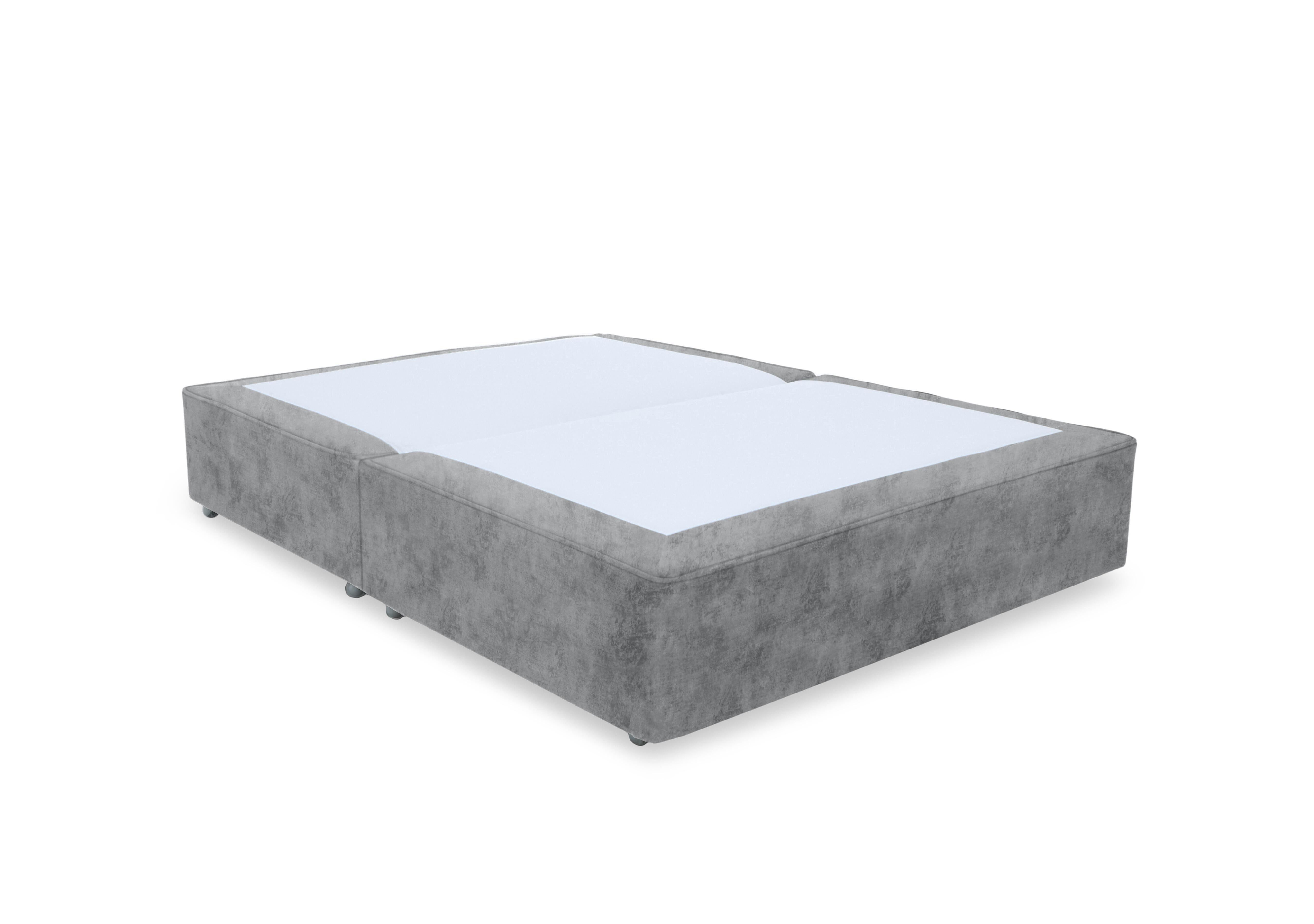 Artisan Platinum Pocket Sprung Divan Base in Daytona Silver on Furniture Village