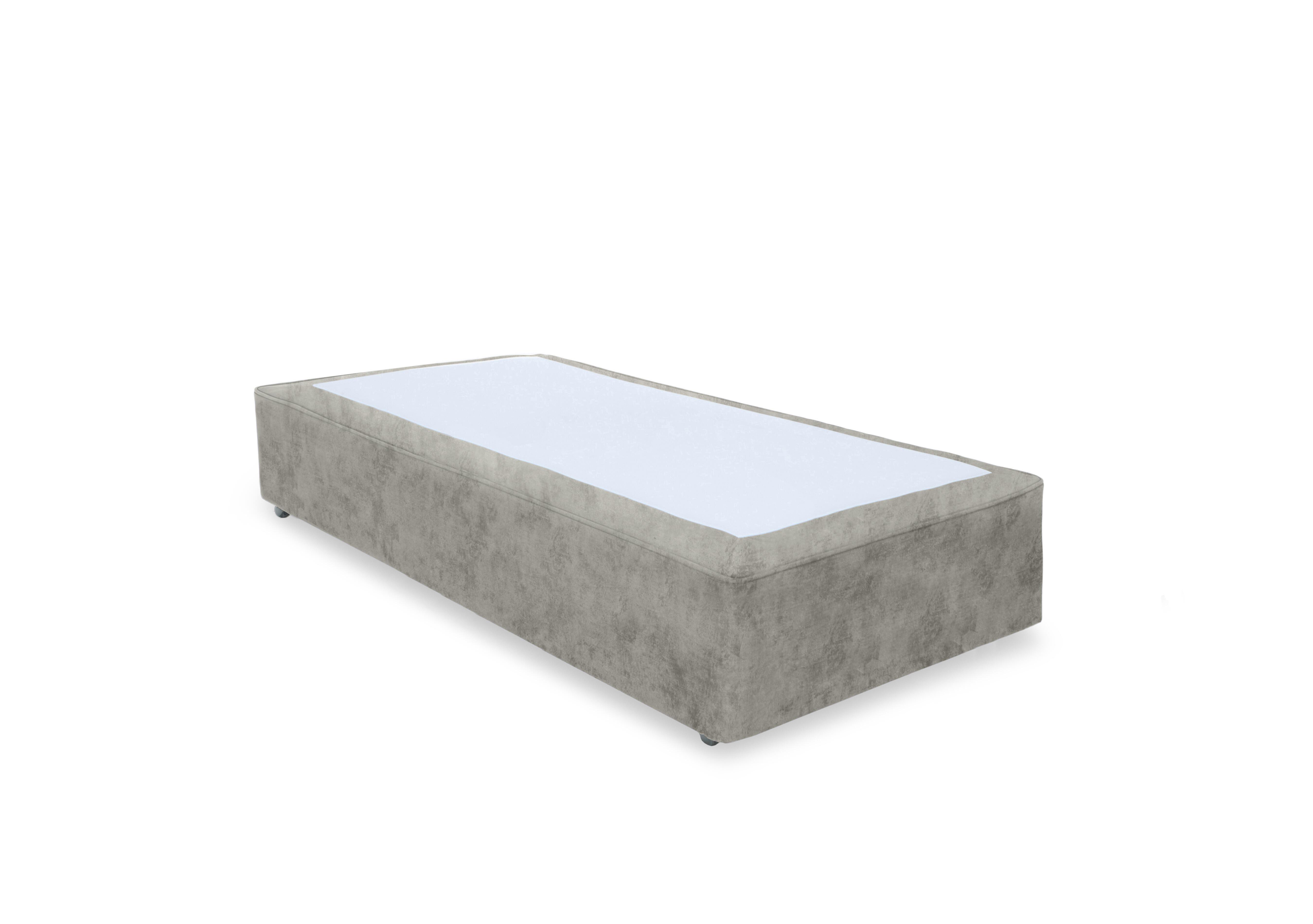 Artisan Platinum Pocket Sprung Divan Base in Daytona Stone on Furniture Village