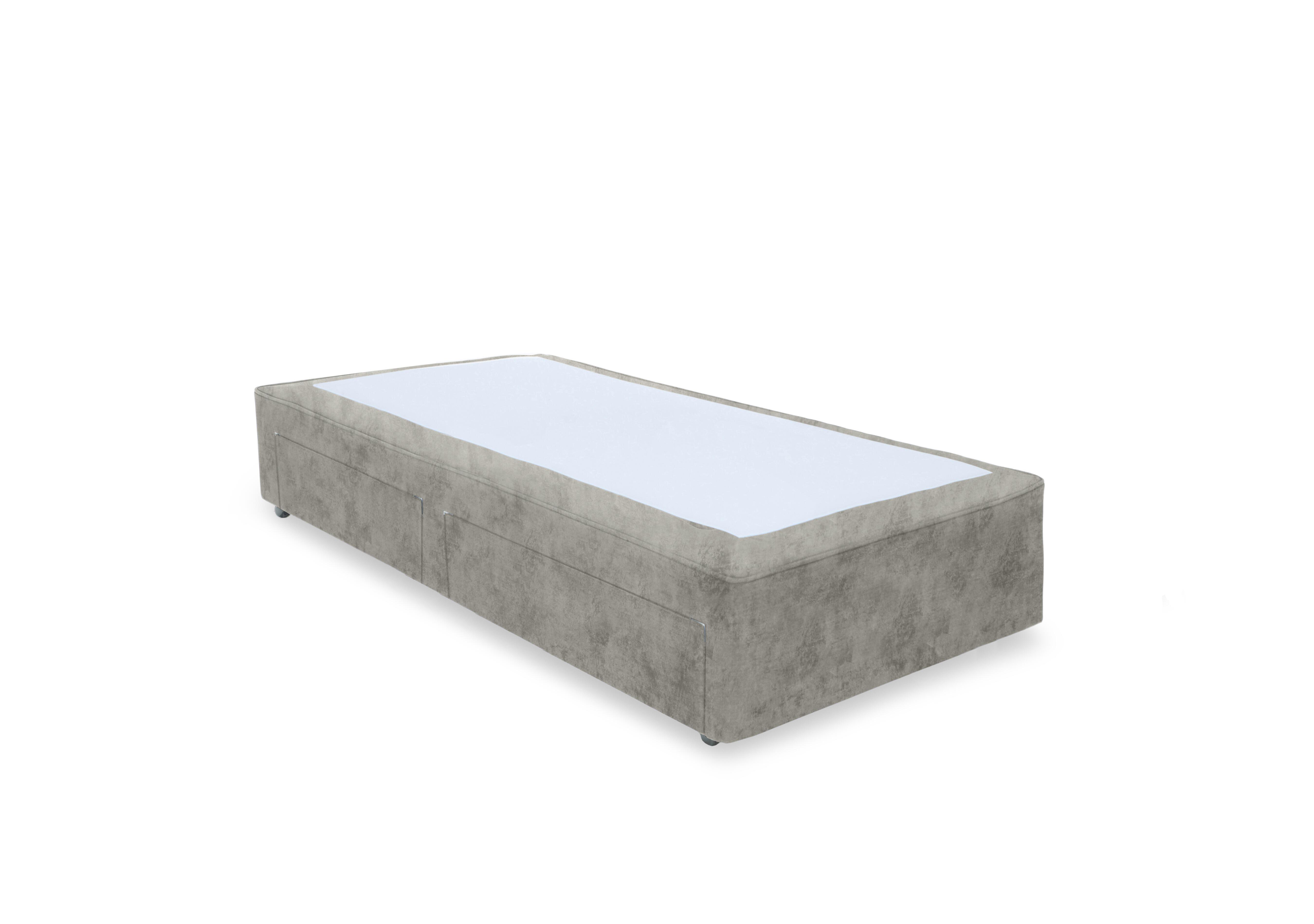 Artisan Platinum Pocket Sprung Divan Base in Daytona Stone on Furniture Village