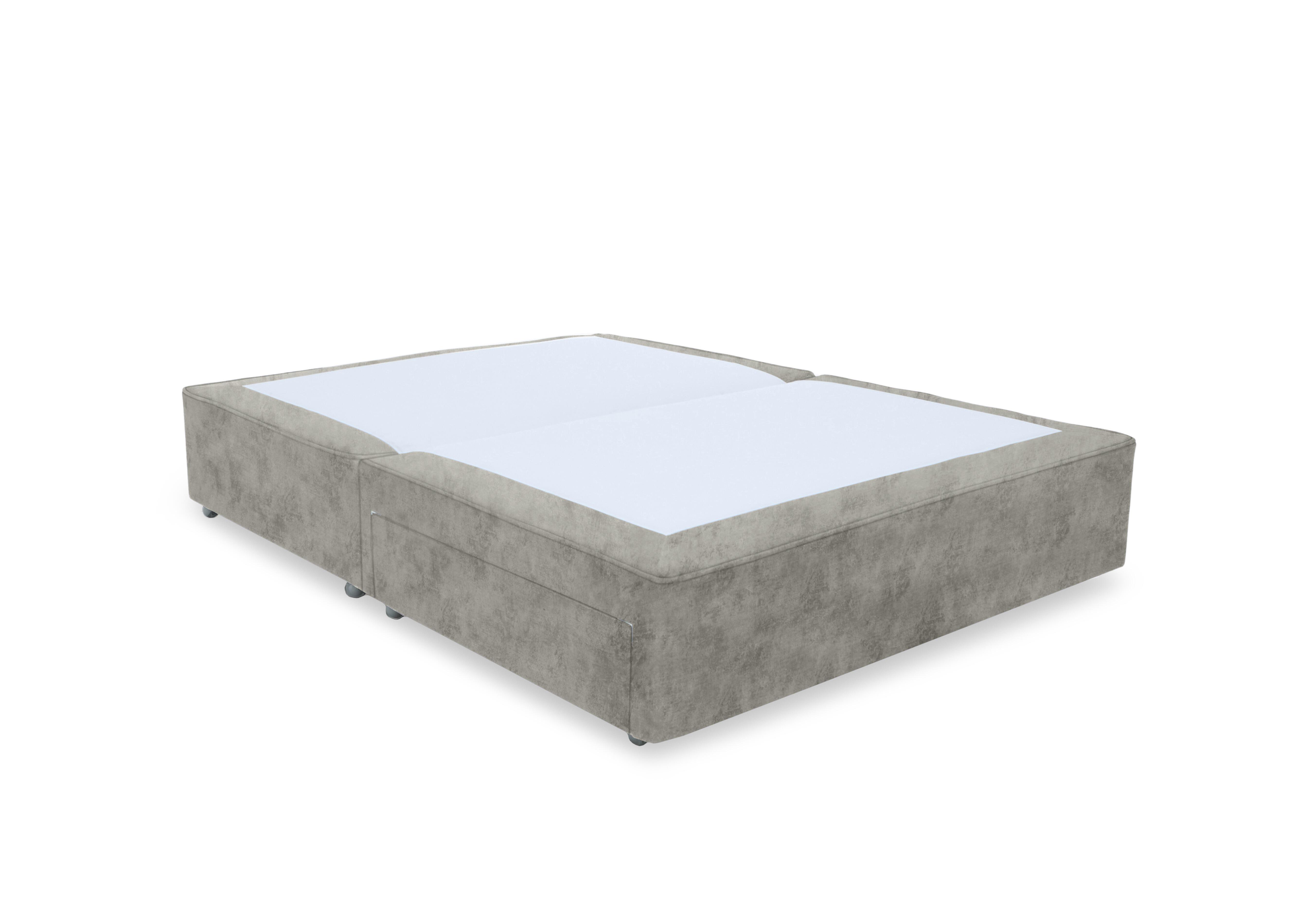 Artisan Platinum Pocket Sprung Divan Base in Daytona Stone on Furniture Village