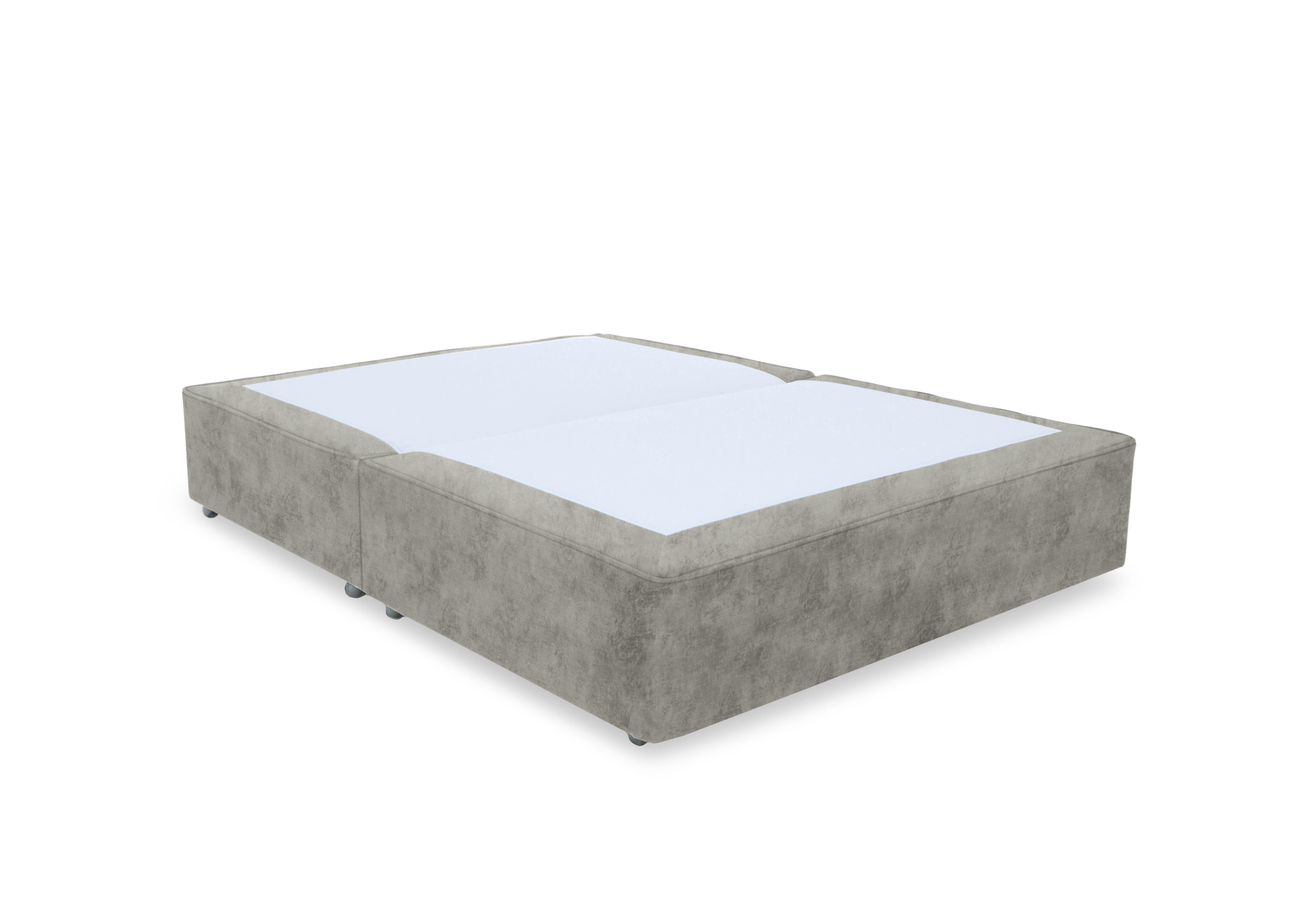 Artisan Platinum Pocket Sprung Divan Base in Daytona Stone on Furniture Village