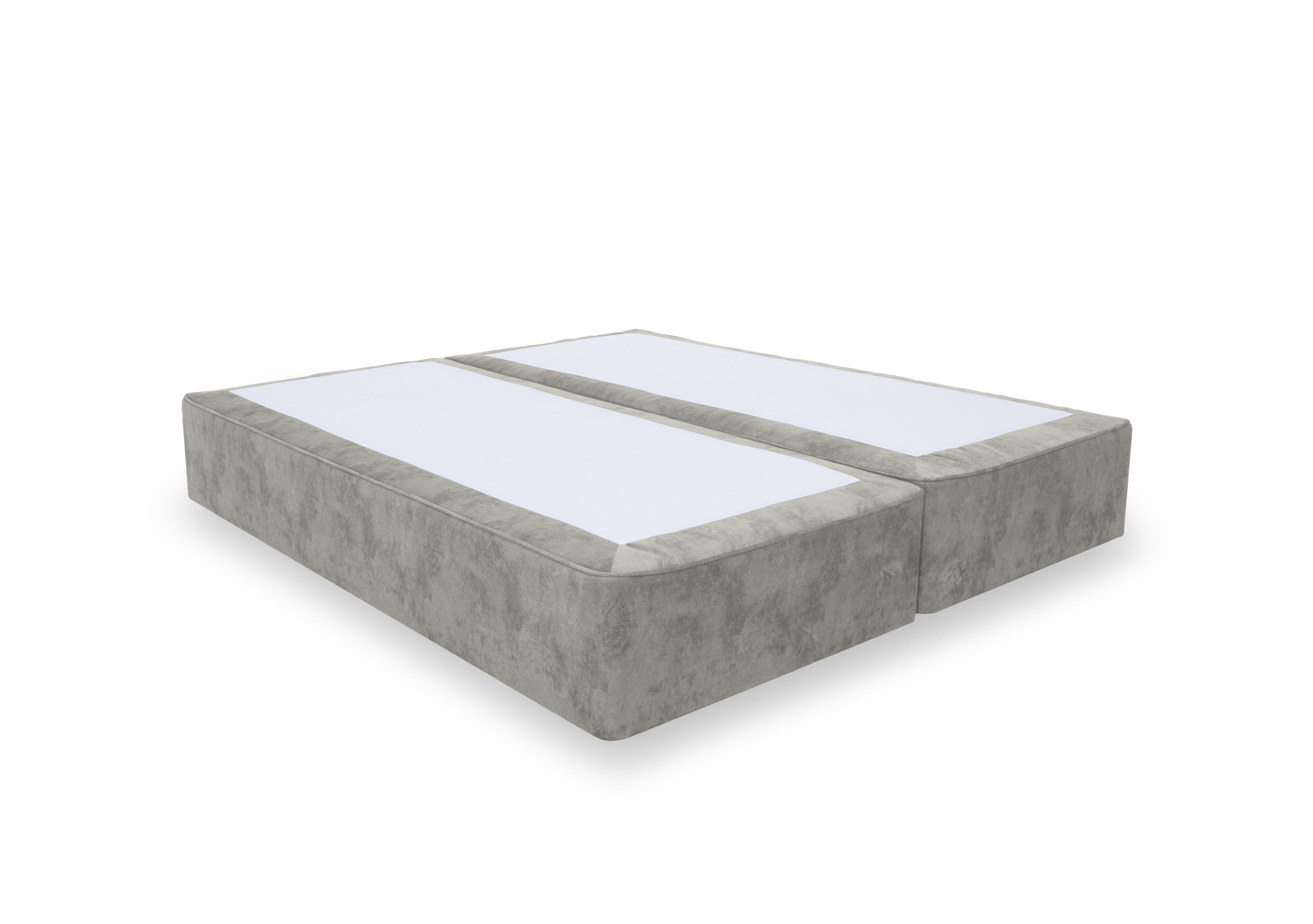 Artisan Platinum Pocket Sprung Divan Base in Daytona Stone on Furniture Village