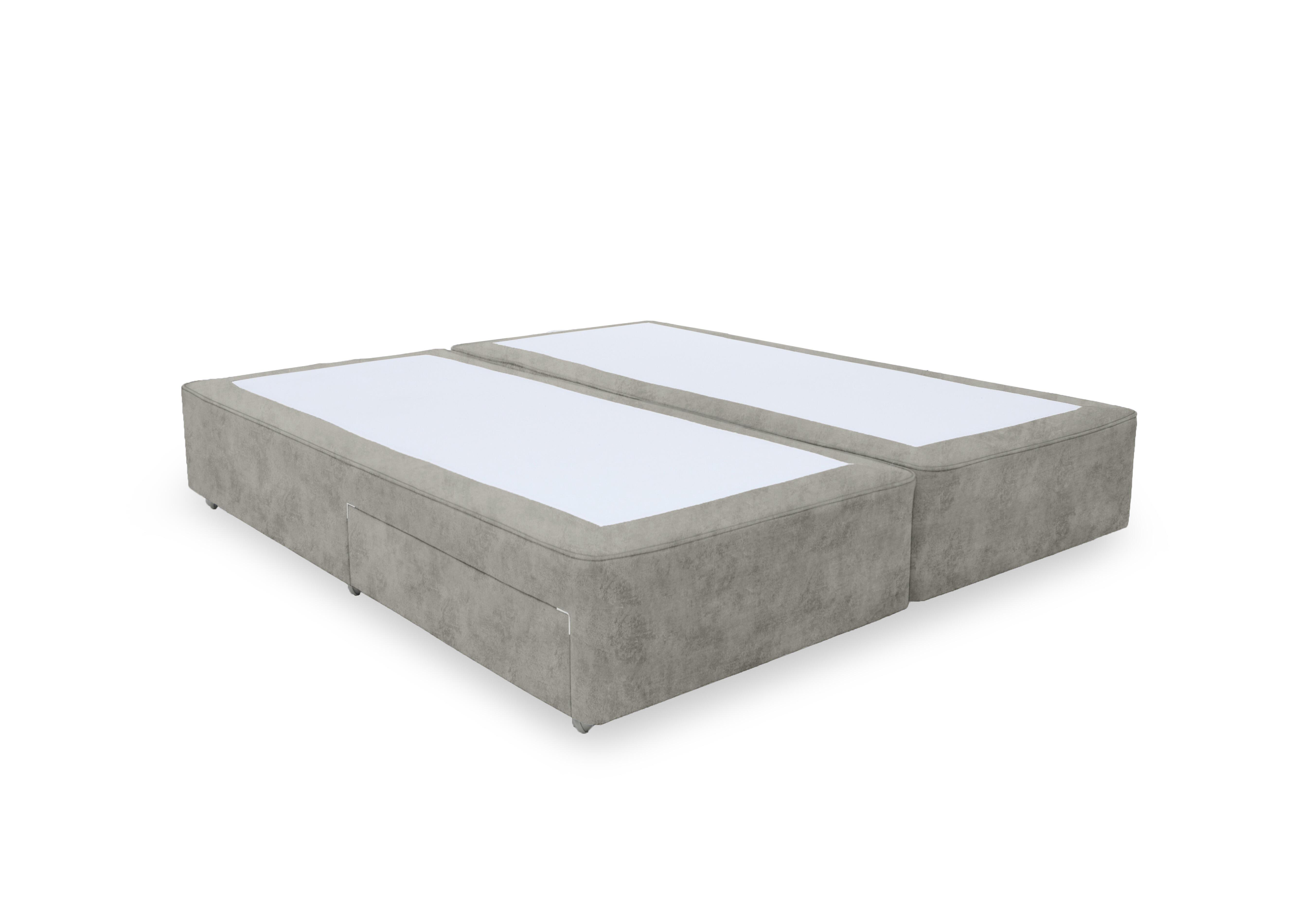 Artisan Platinum Pocket Sprung Divan Base in Daytona Stone on Furniture Village