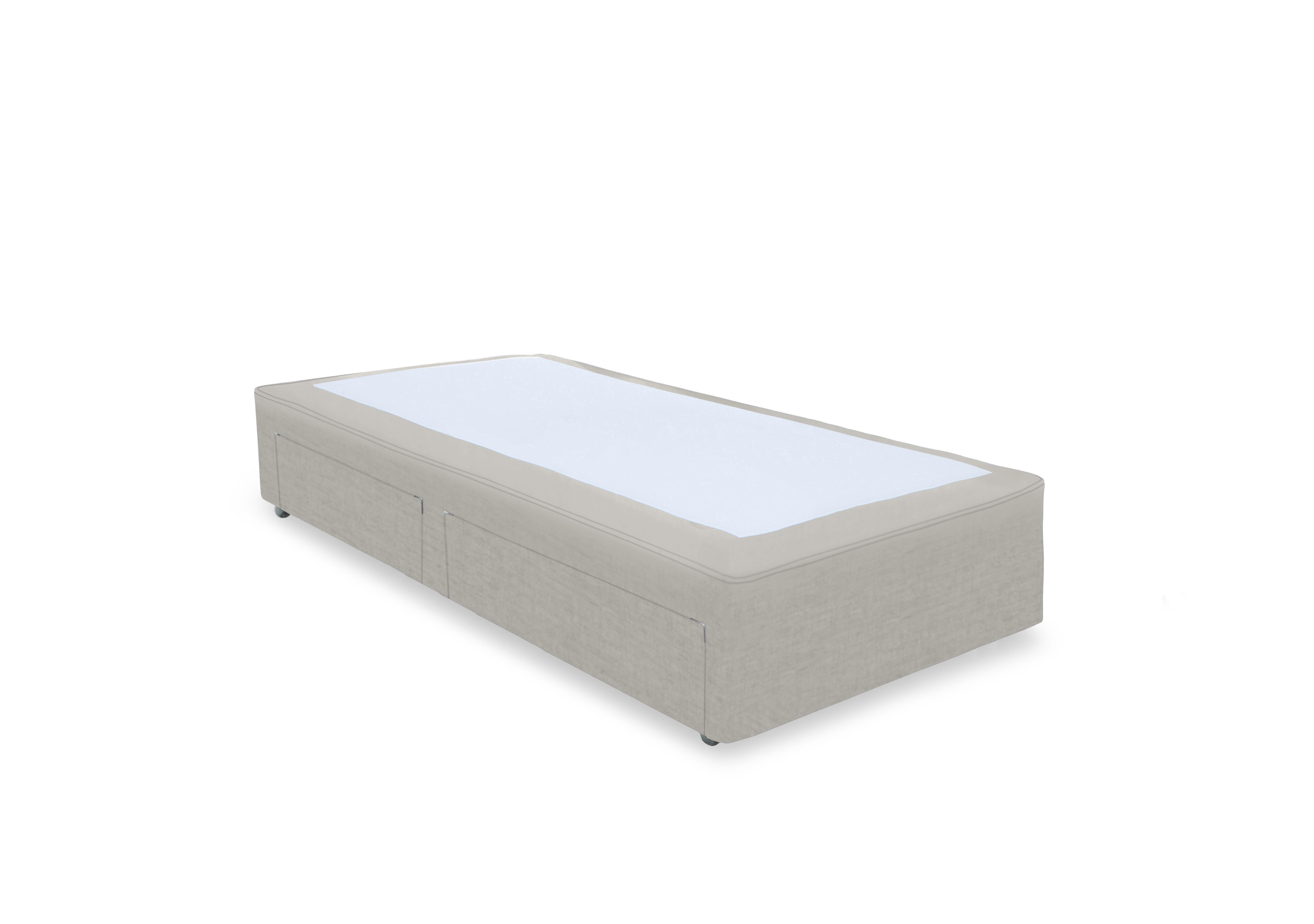 Artisan Platinum Pocket Sprung Divan Base in Milan Stone on Furniture Village
