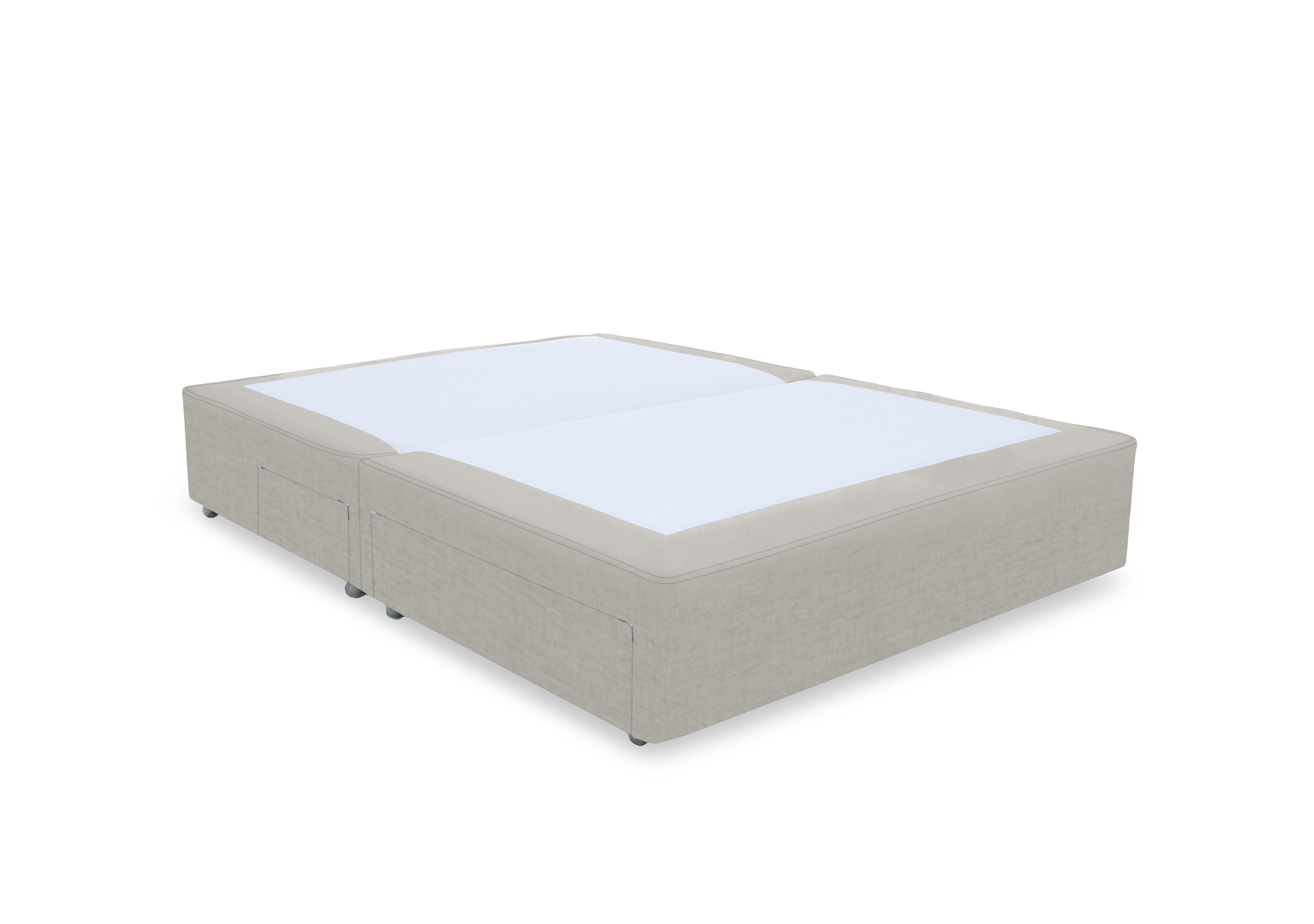 Artisan Platinum Pocket Sprung Divan Base in Milan Stone on Furniture Village