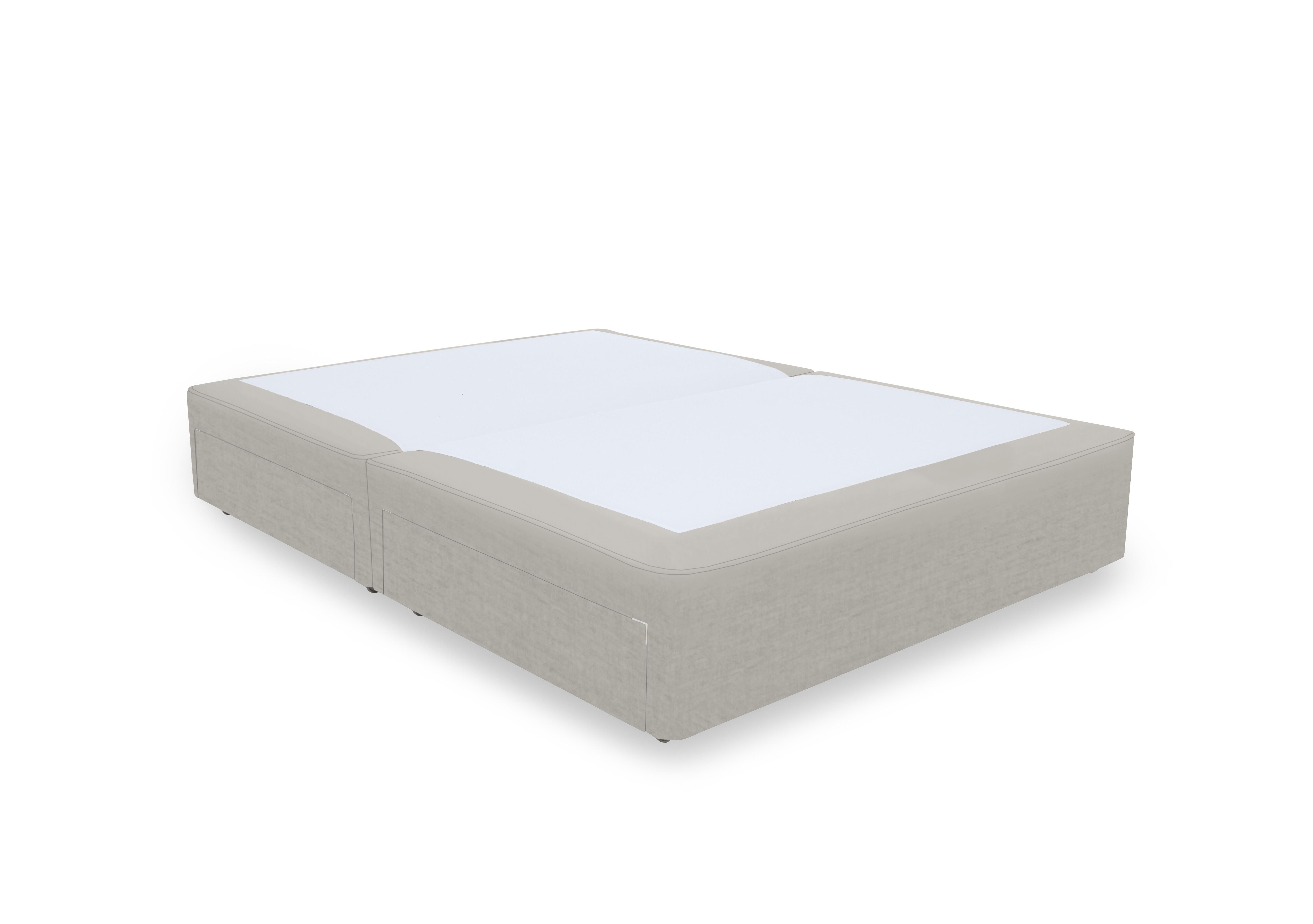 Artisan Platinum Pocket Sprung Divan Base in Milan Stone on Furniture Village