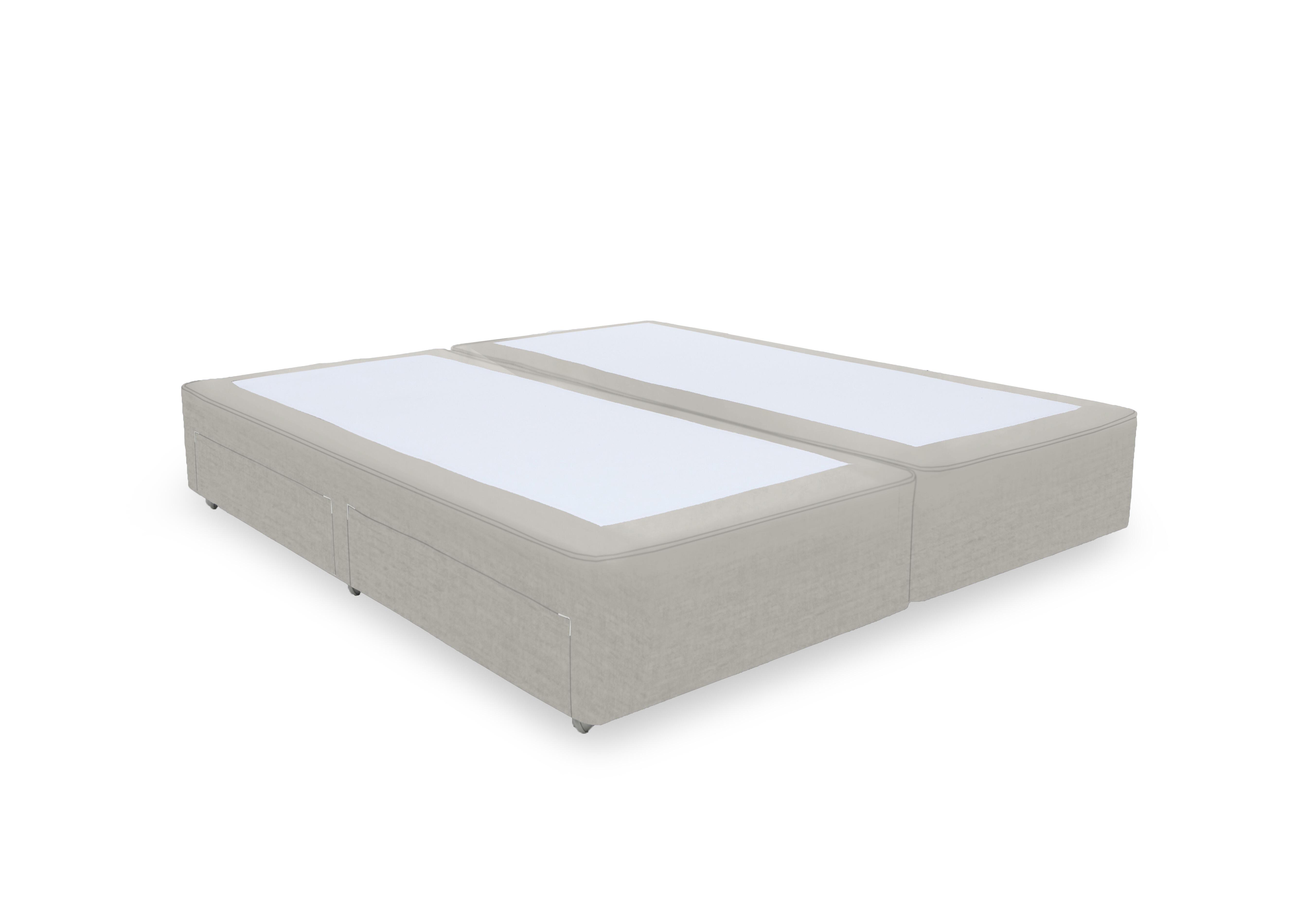 Artisan Platinum Pocket Sprung Divan Base in Milan Stone on Furniture Village
