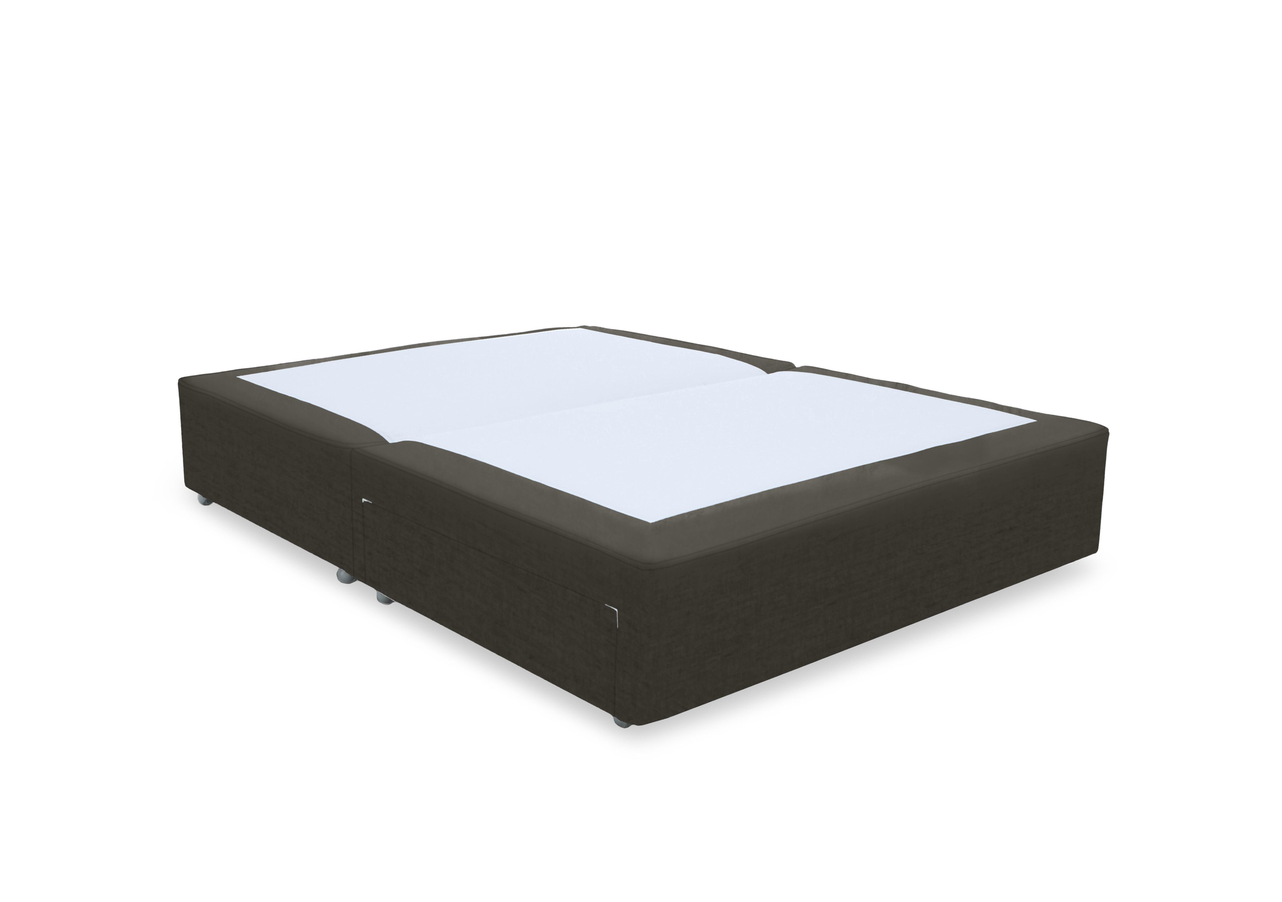 Artisan Platinum Pocket Sprung Divan Base in Milan Thunder on Furniture Village