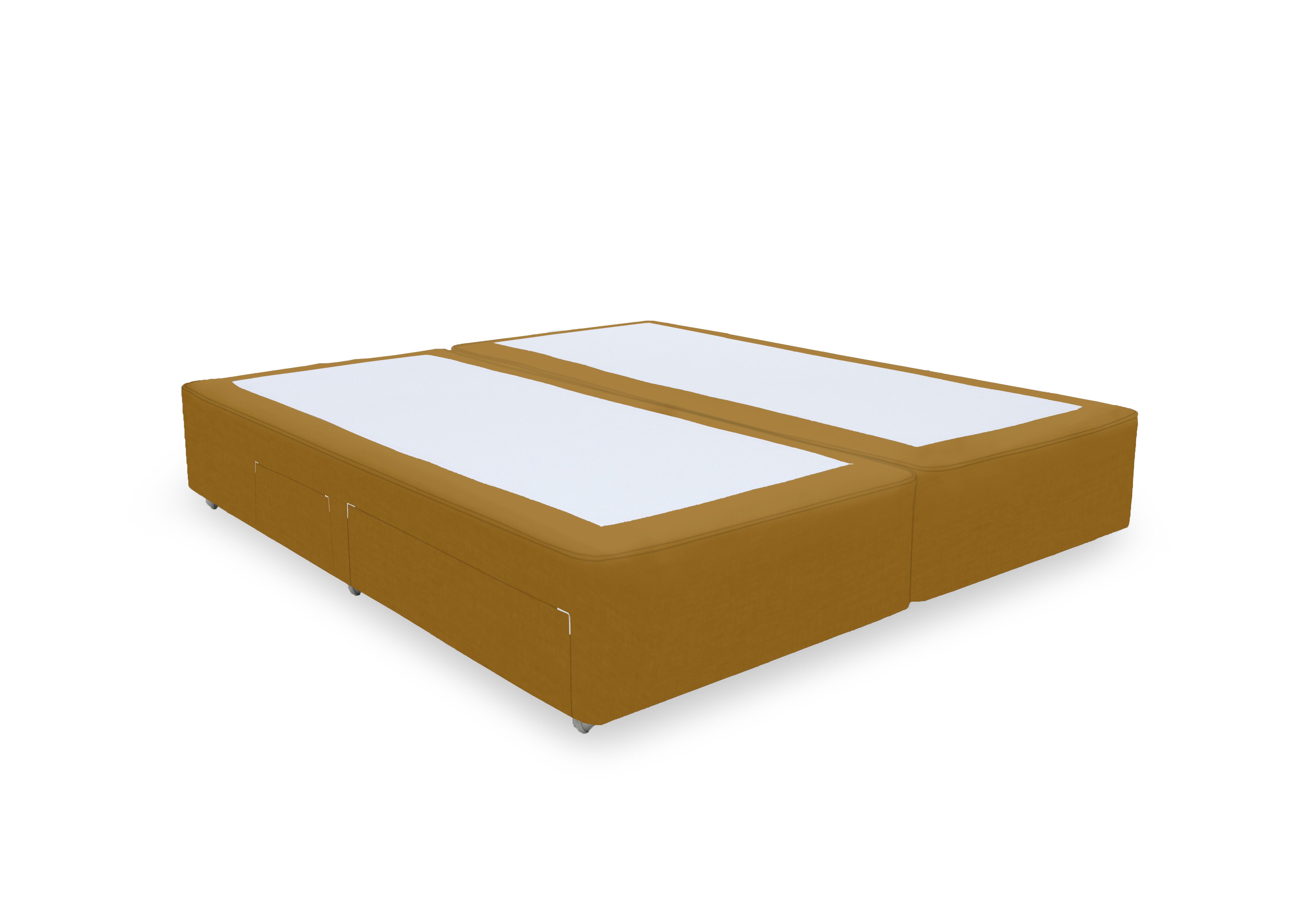 Artisan Platinum Pocket Sprung Divan Base in Plush Corn on Furniture Village