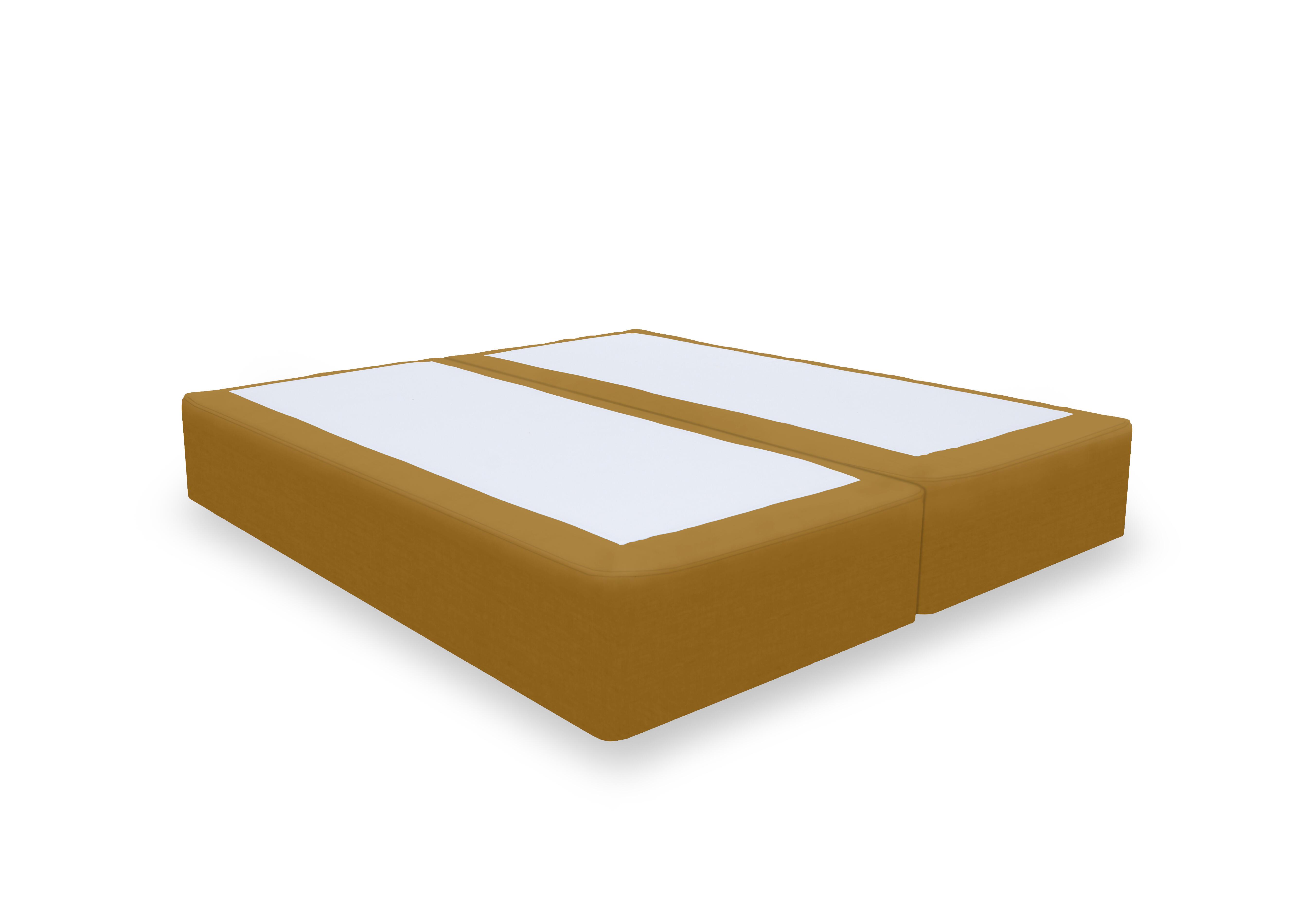 Artisan Platinum Pocket Sprung Divan Base in Plush Corn on Furniture Village