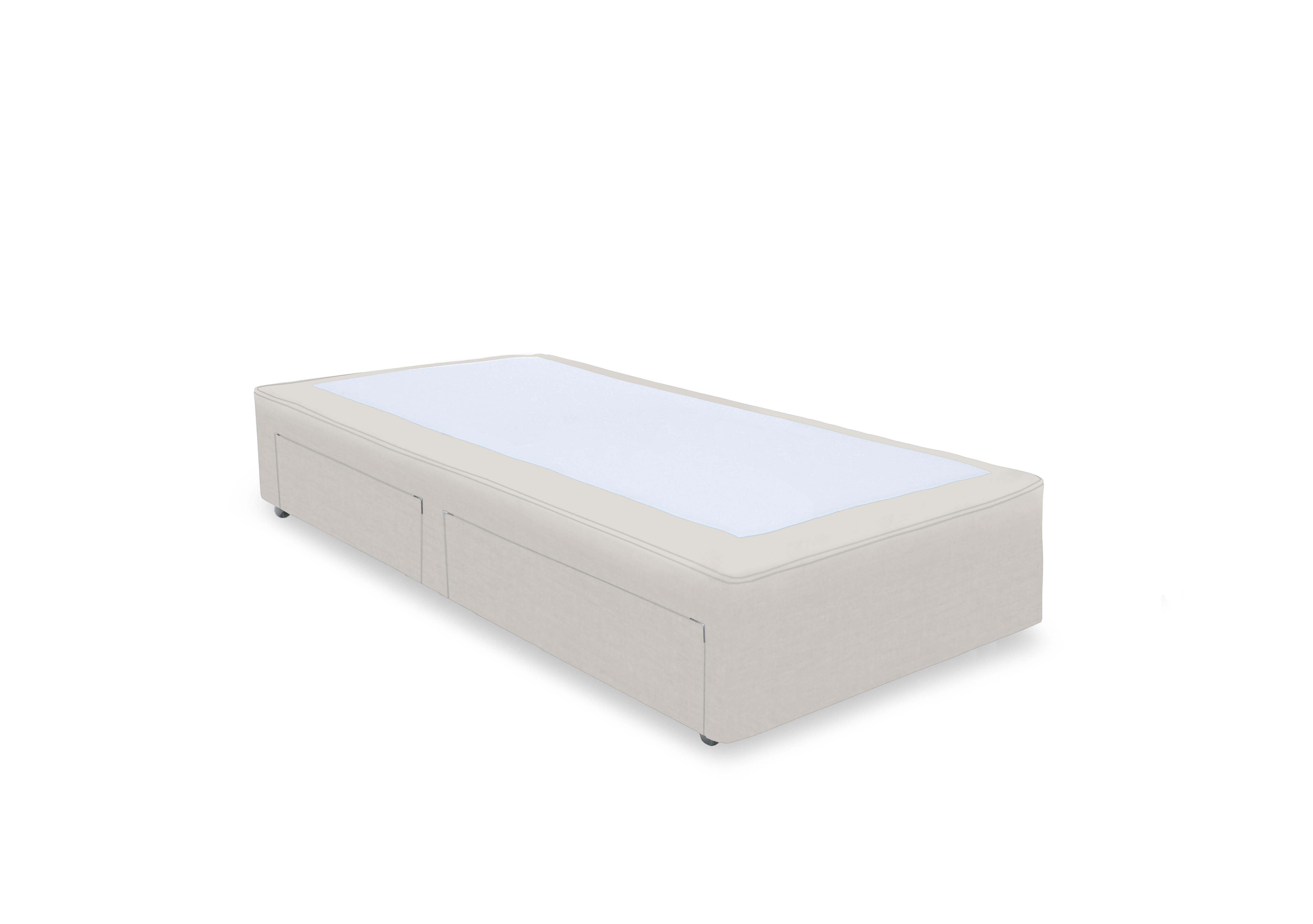 Artisan Platinum Pocket Sprung Divan Base in Plush Ecru on Furniture Village