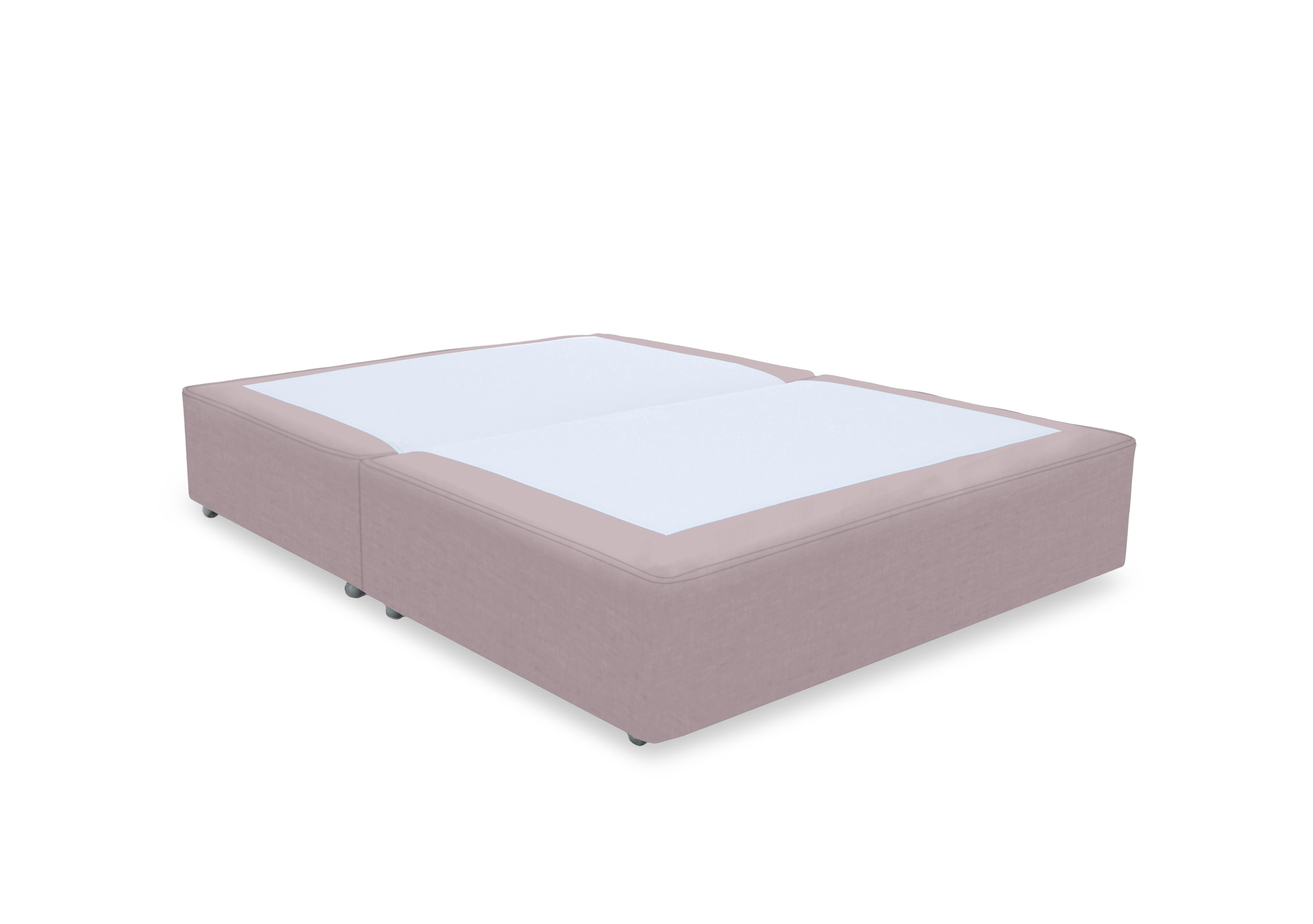 Artisan Platinum Pocket Sprung Divan Base in Plush Lilac on Furniture Village