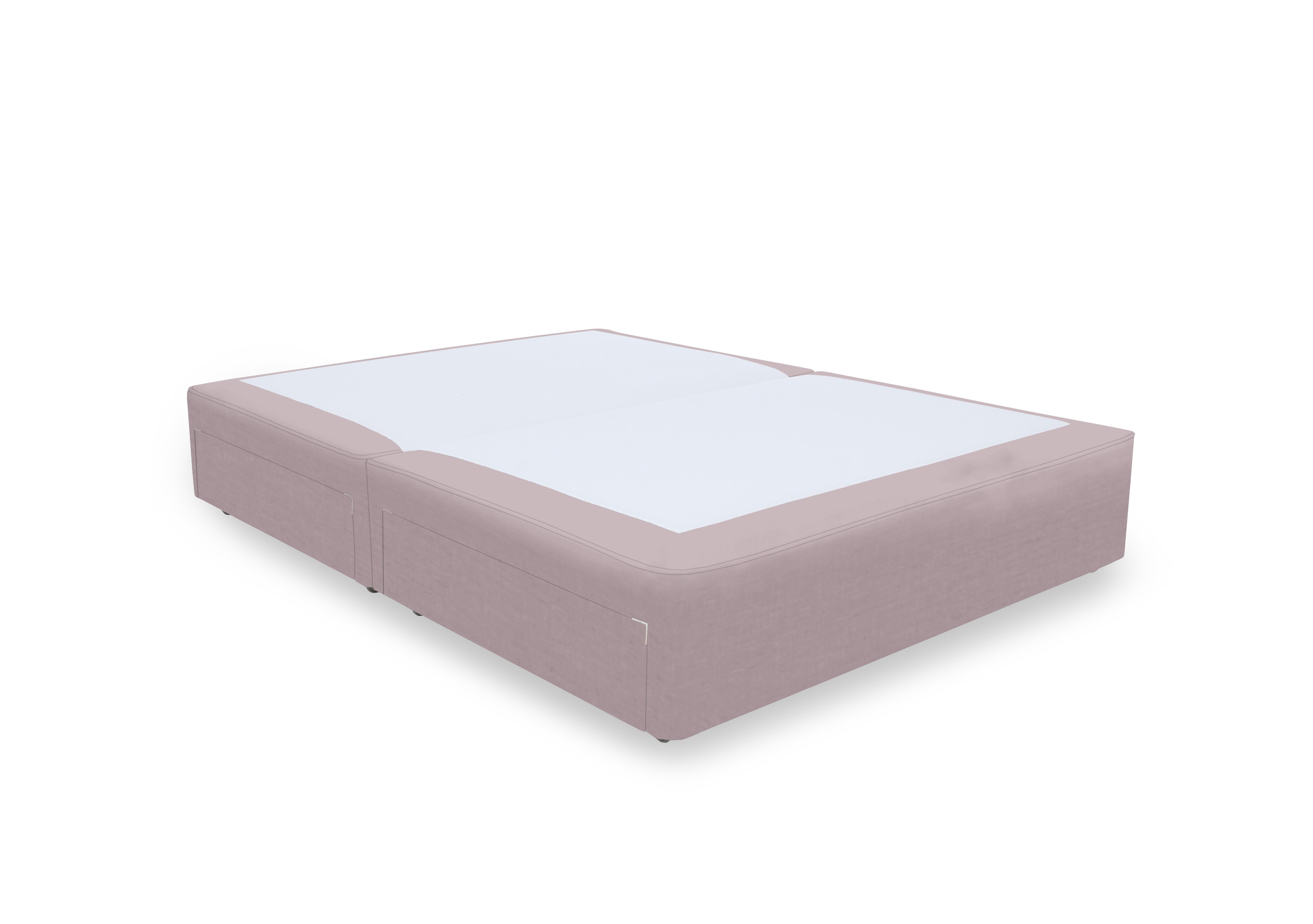 Artisan Platinum Pocket Sprung Divan Base in Plush Lilac on Furniture Village