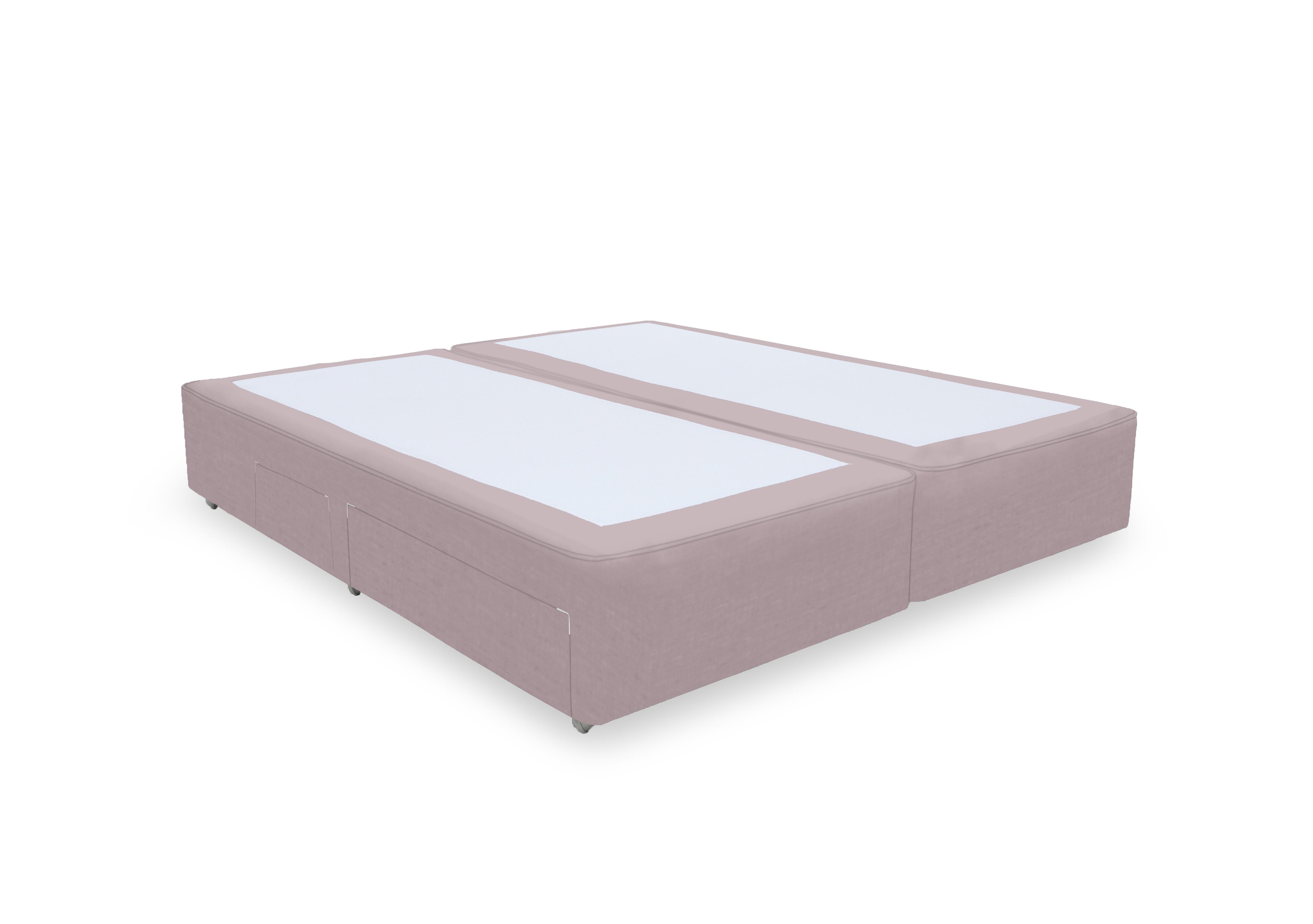 Artisan Platinum Pocket Sprung Divan Base in Plush Lilac on Furniture Village