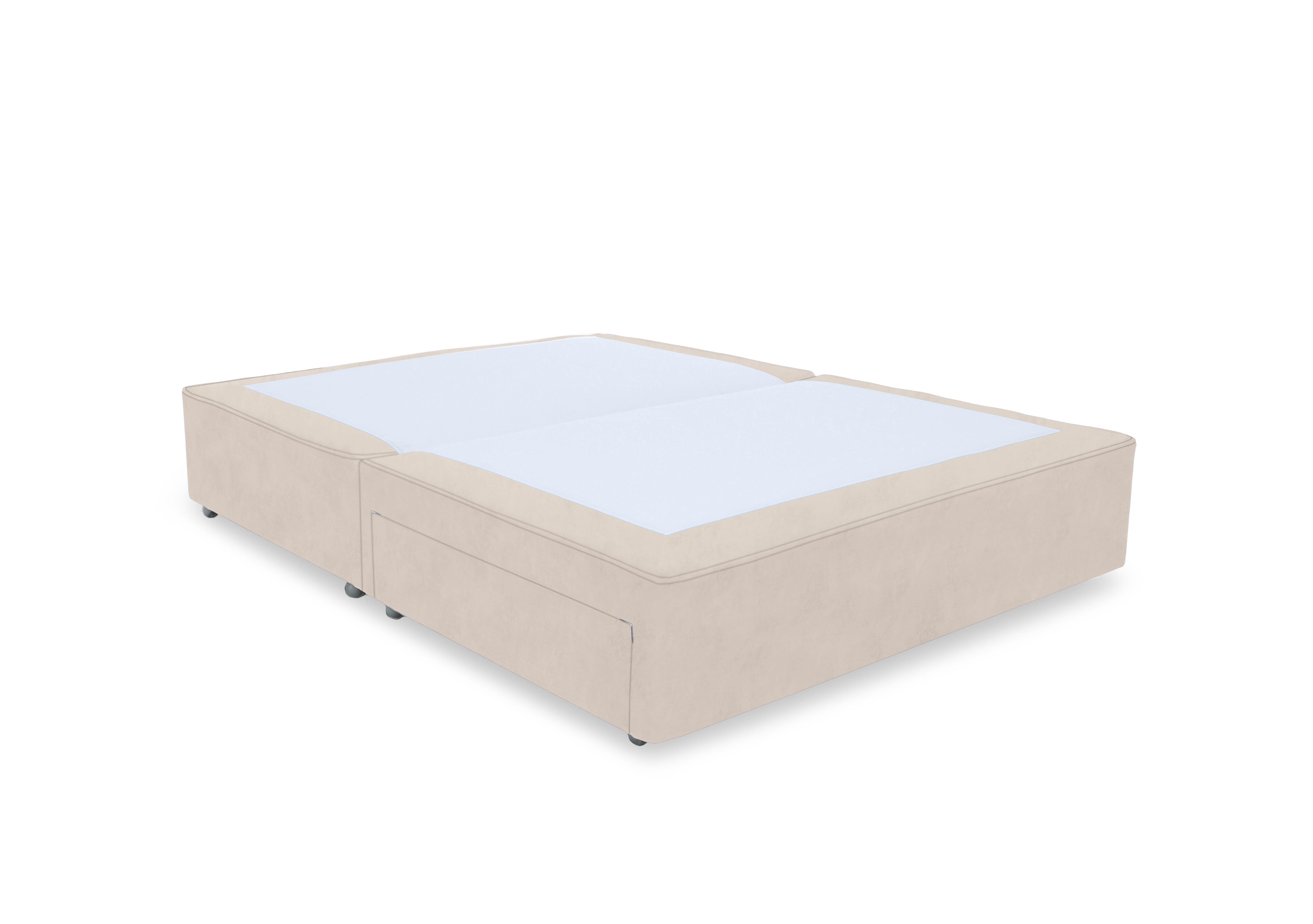 Artisan Platinum Pocket Sprung Divan Base in Sandstone Pearl on Furniture Village