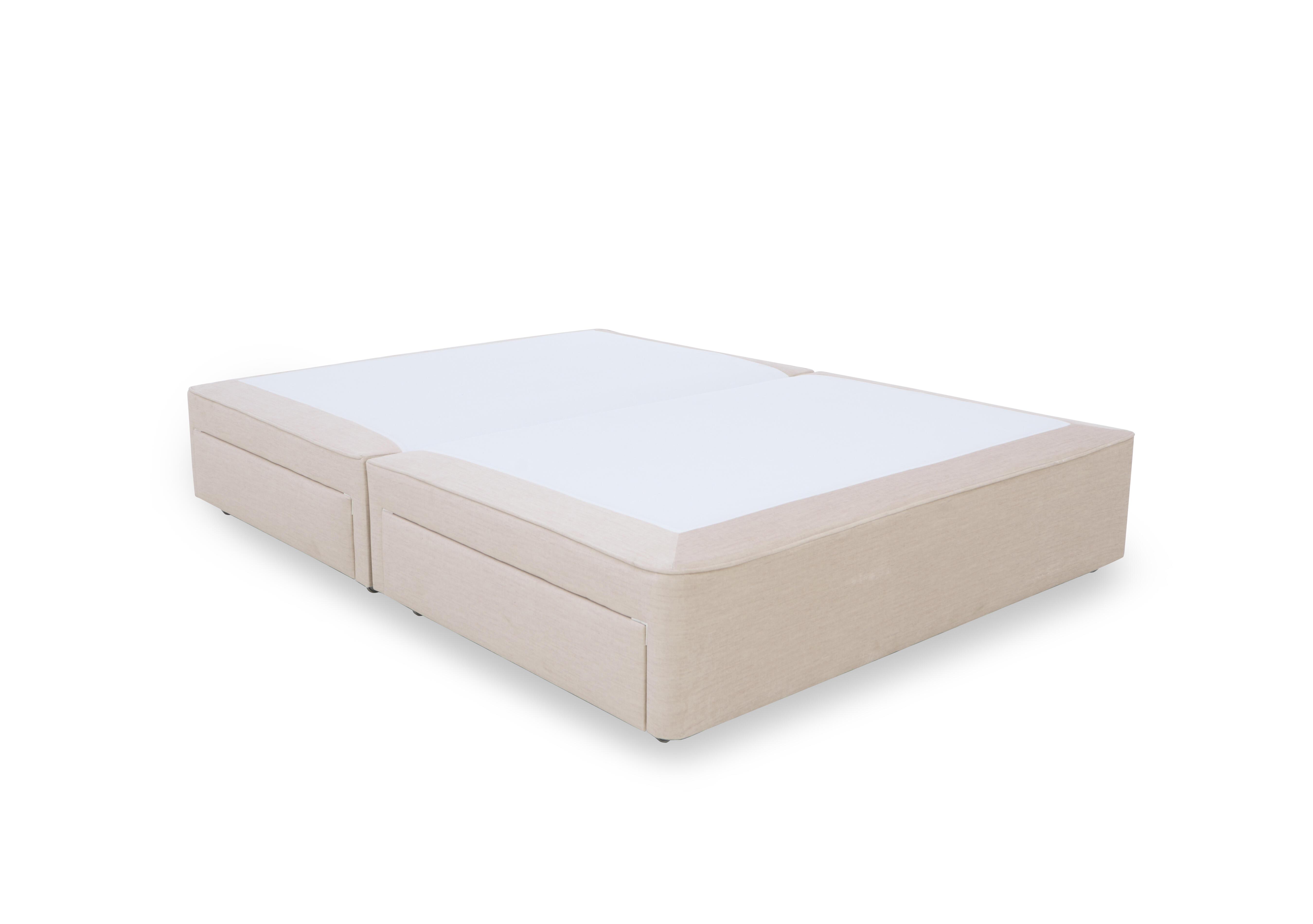 Artisan Platinum Pocket Sprung Divan Base in Sandstone Pearl on Furniture Village