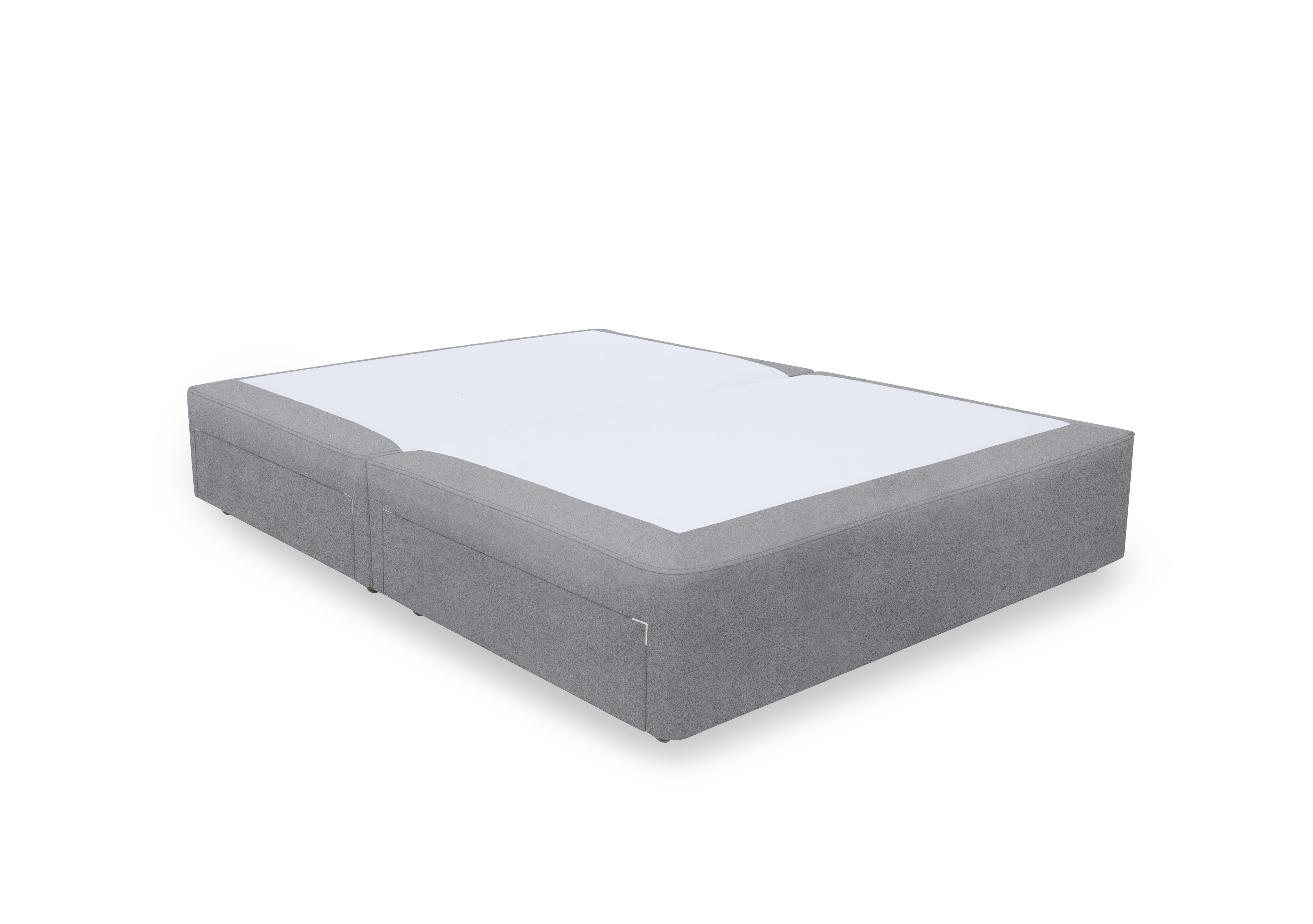 Artisan Platinum Pocket Sprung Divan Base in Simply Zinc on Furniture Village