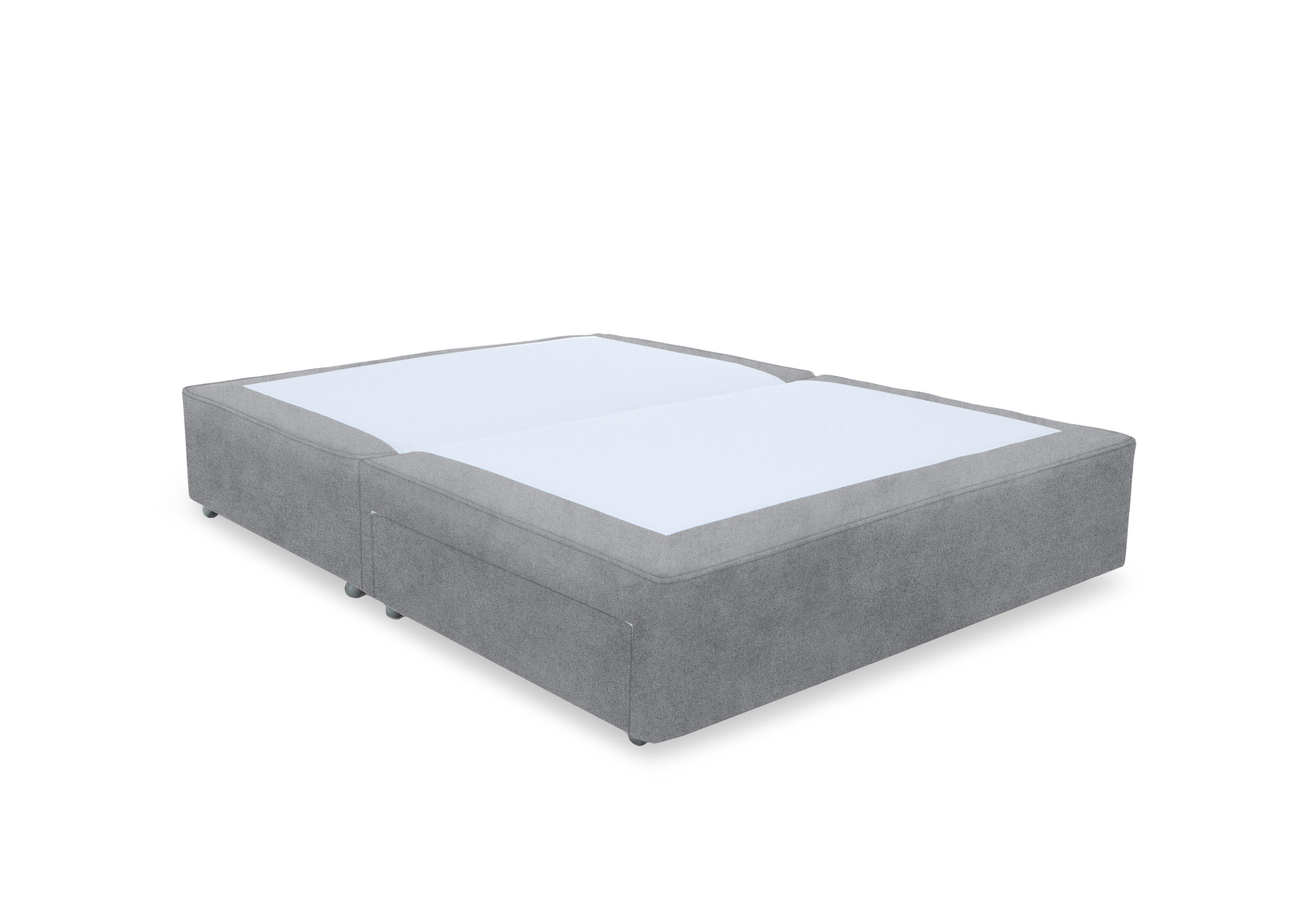Artisan Platinum Pocket Sprung Divan Base in Simply Zinc on Furniture Village