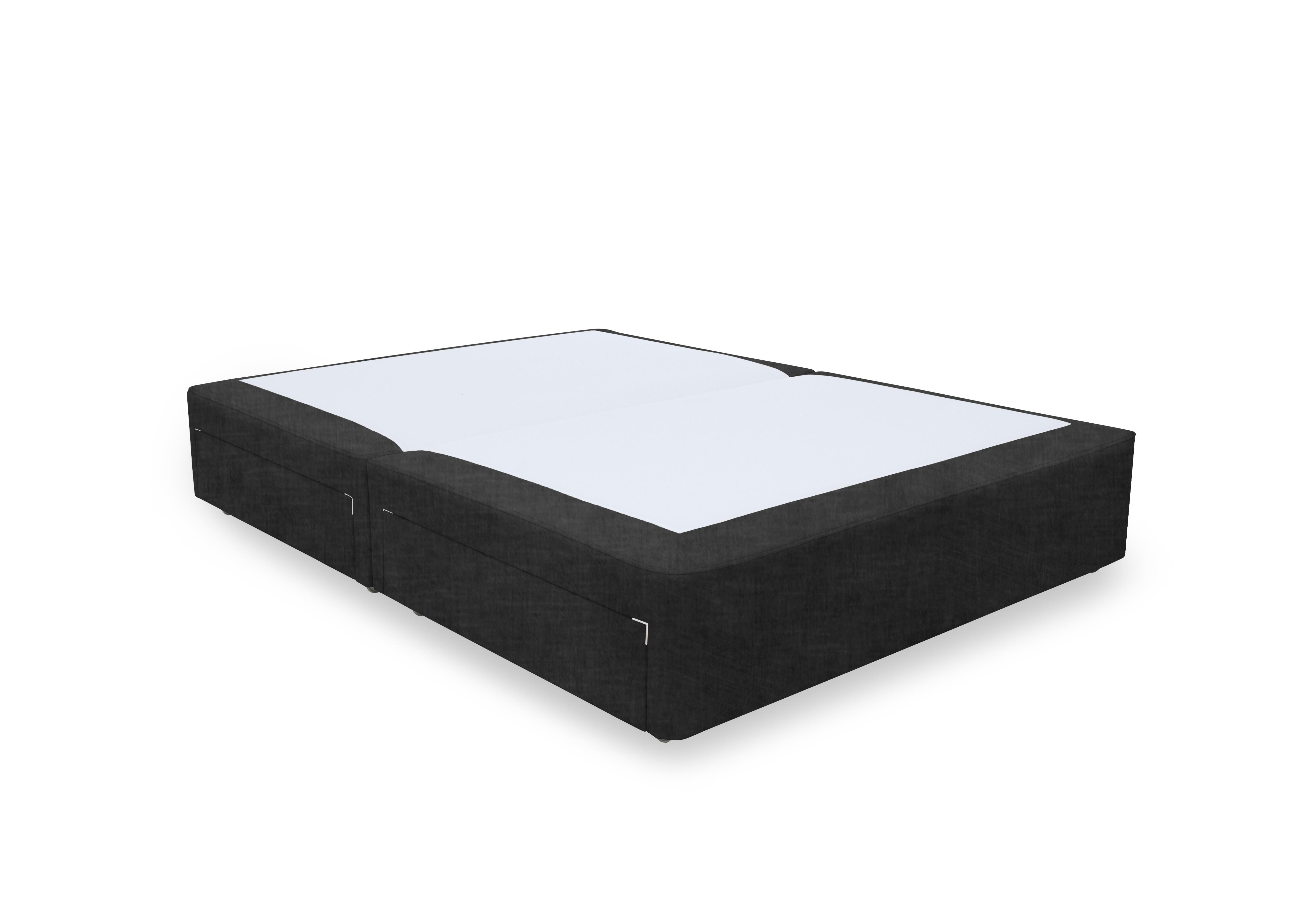 Artisan Platinum Pocket Sprung Divan Base in Smokey Quartz on Furniture Village