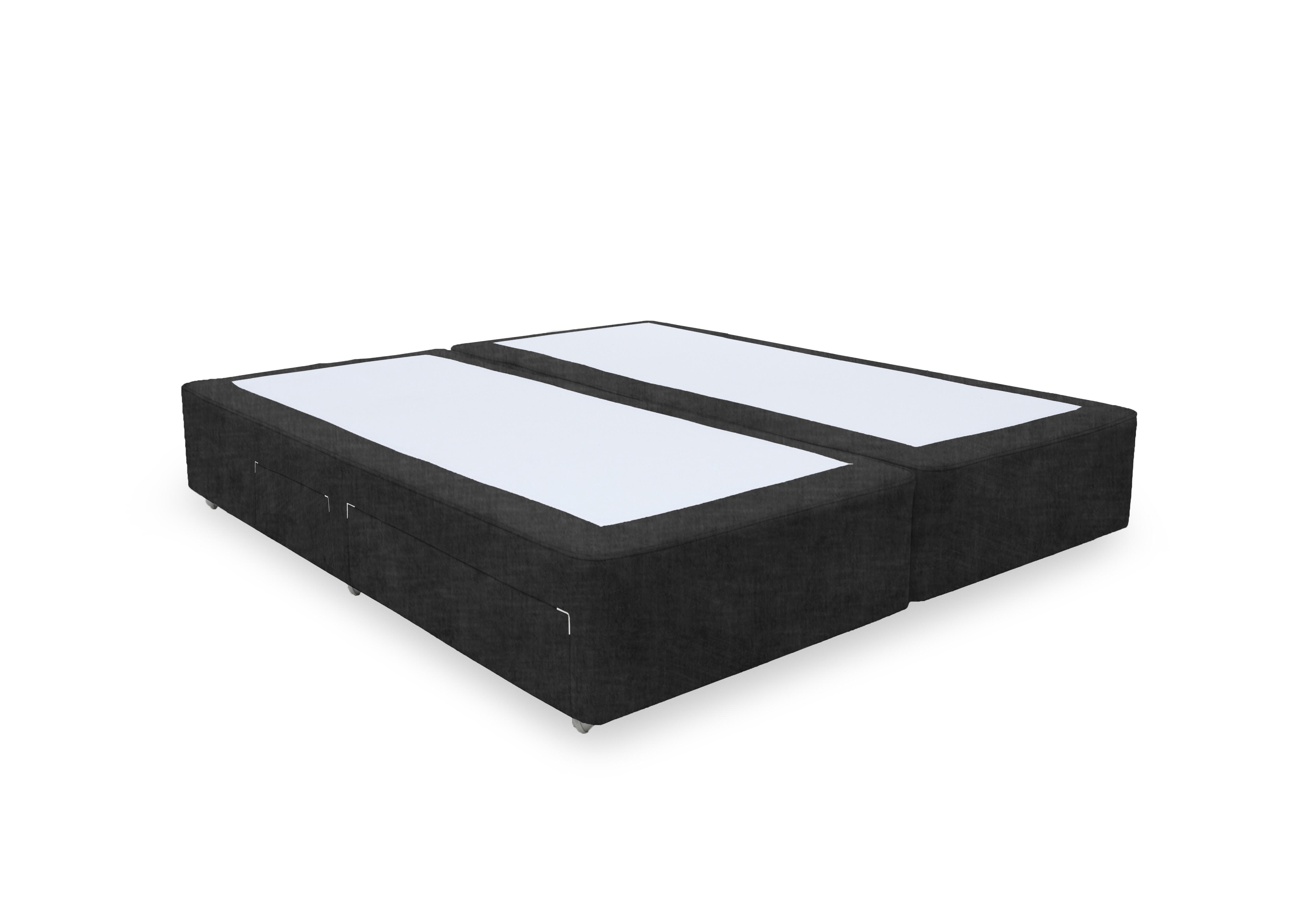 Artisan Platinum Pocket Sprung Divan Base in Smokey Quartz on Furniture Village