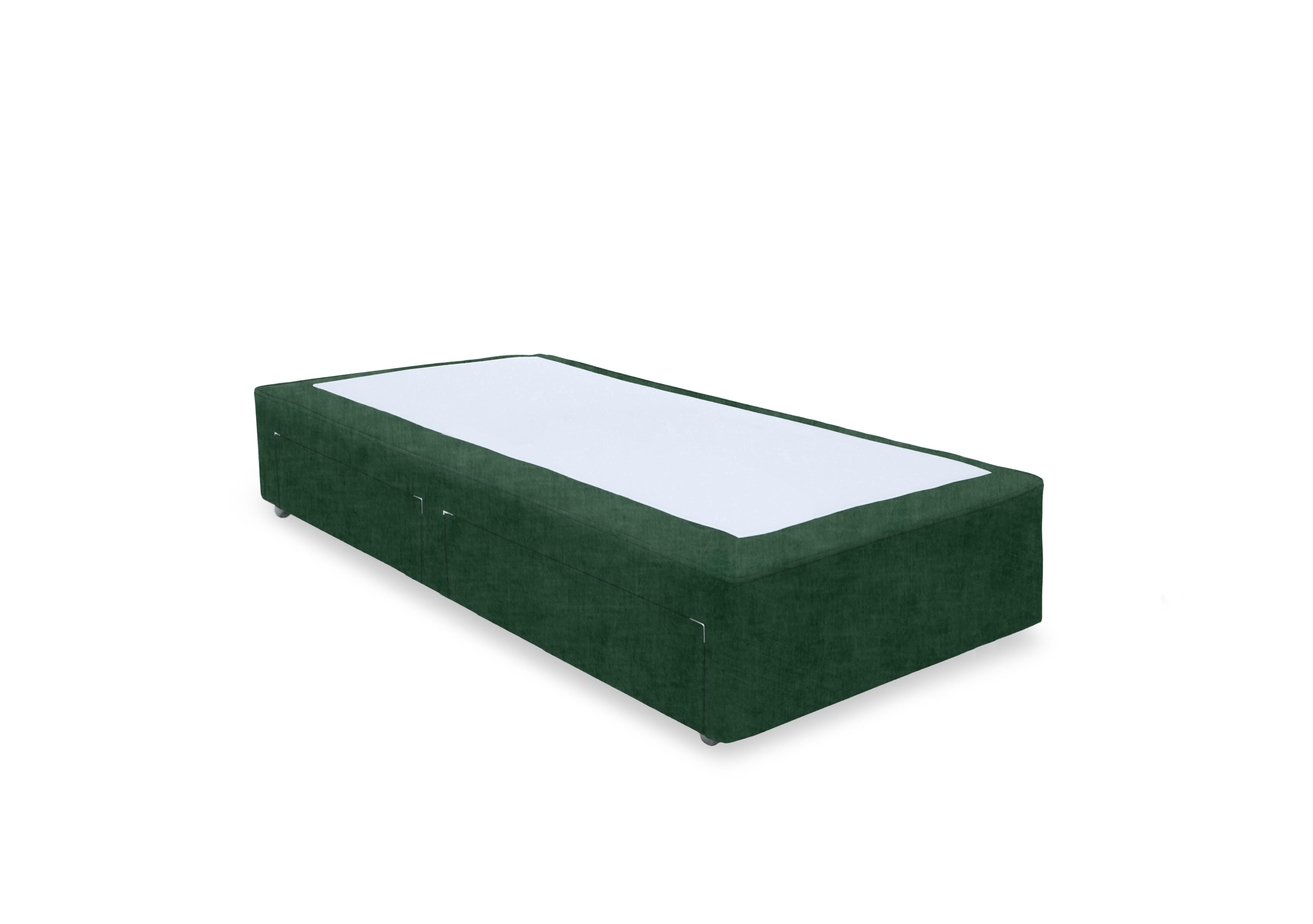Artisan Platinum Pocket Sprung Divan Base in Tormaline Green on Furniture Village
