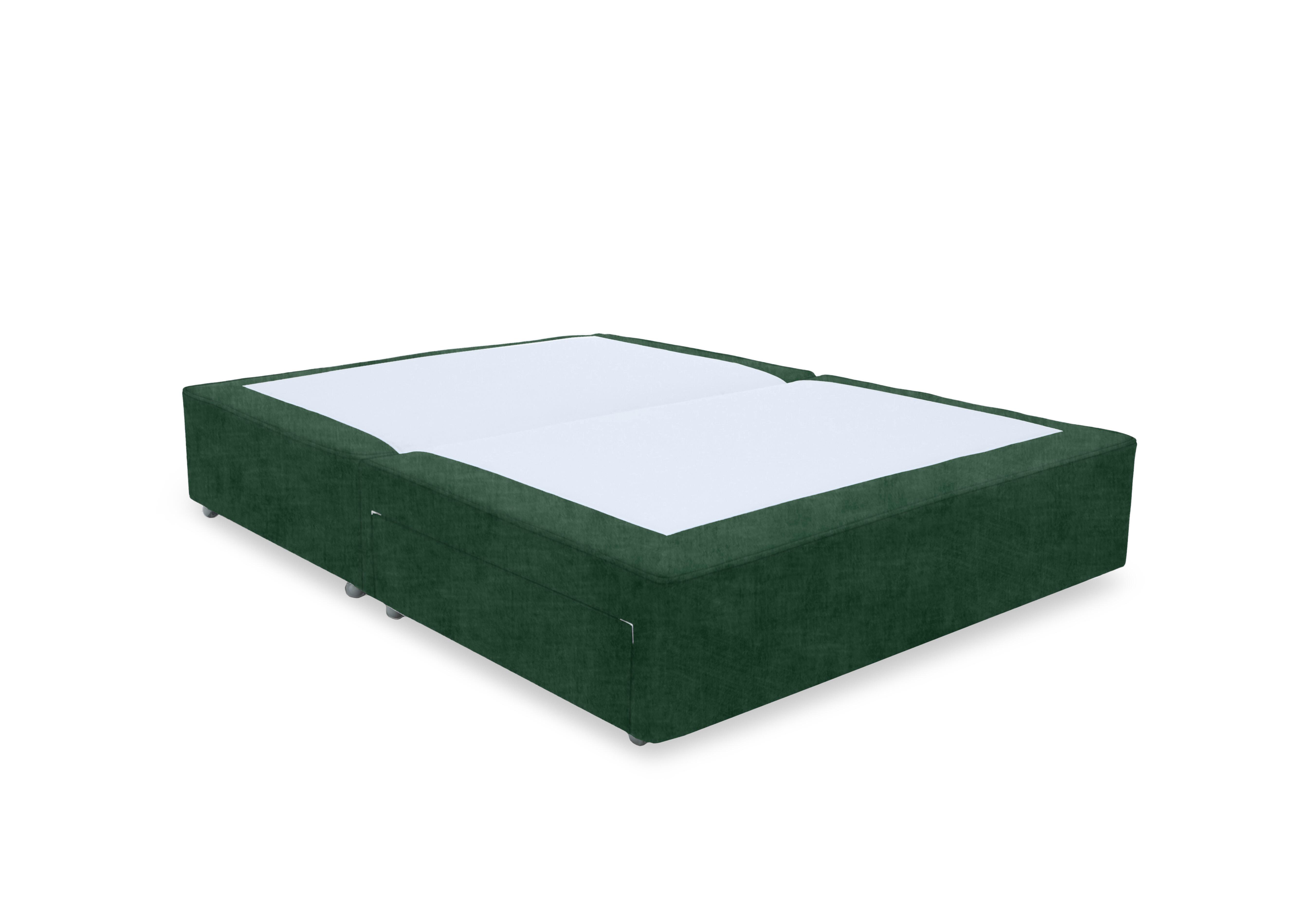 Artisan Platinum Pocket Sprung Divan Base in Tormaline Green on Furniture Village