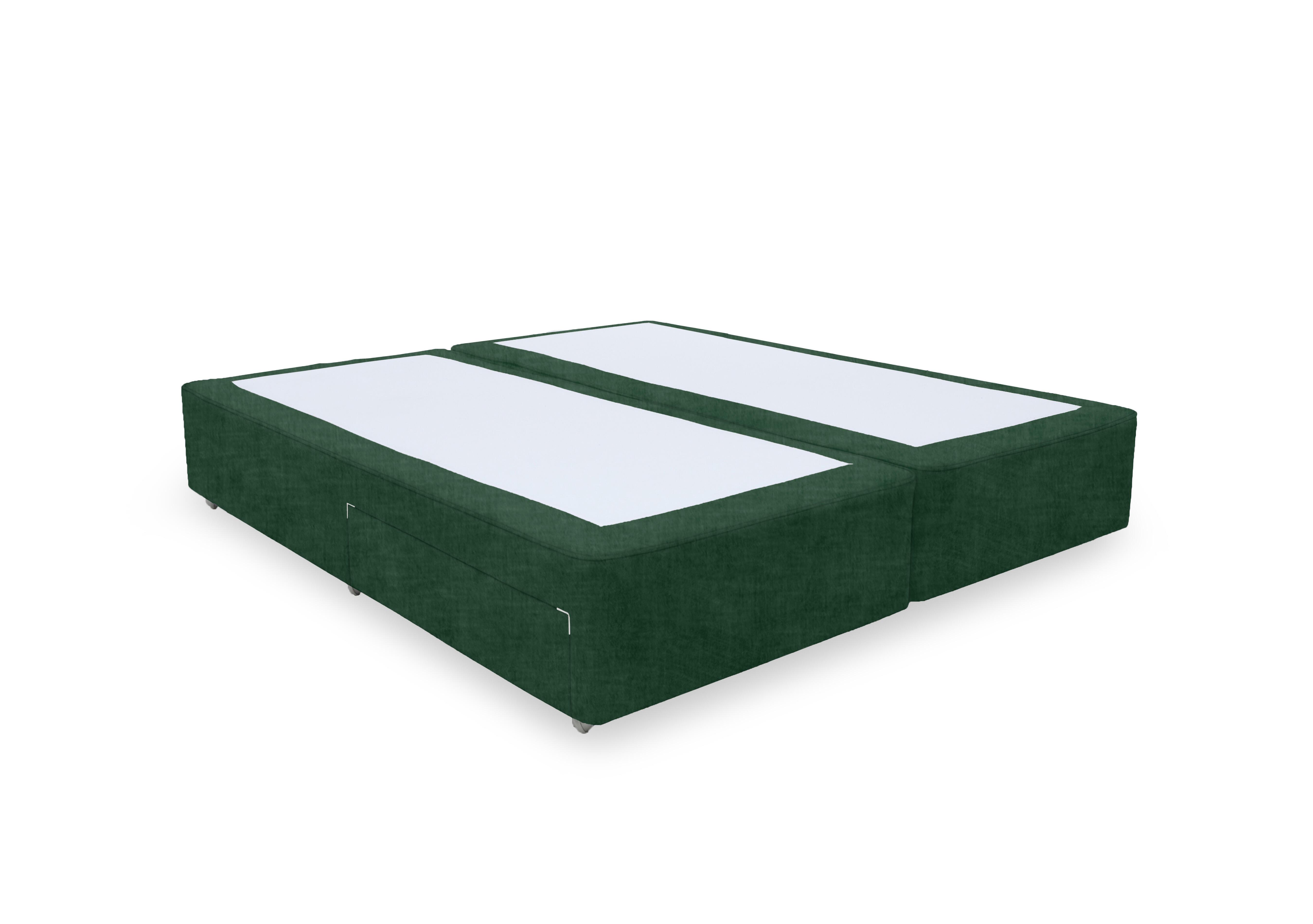 Artisan Platinum Pocket Sprung Divan Base in Tormaline Green on Furniture Village