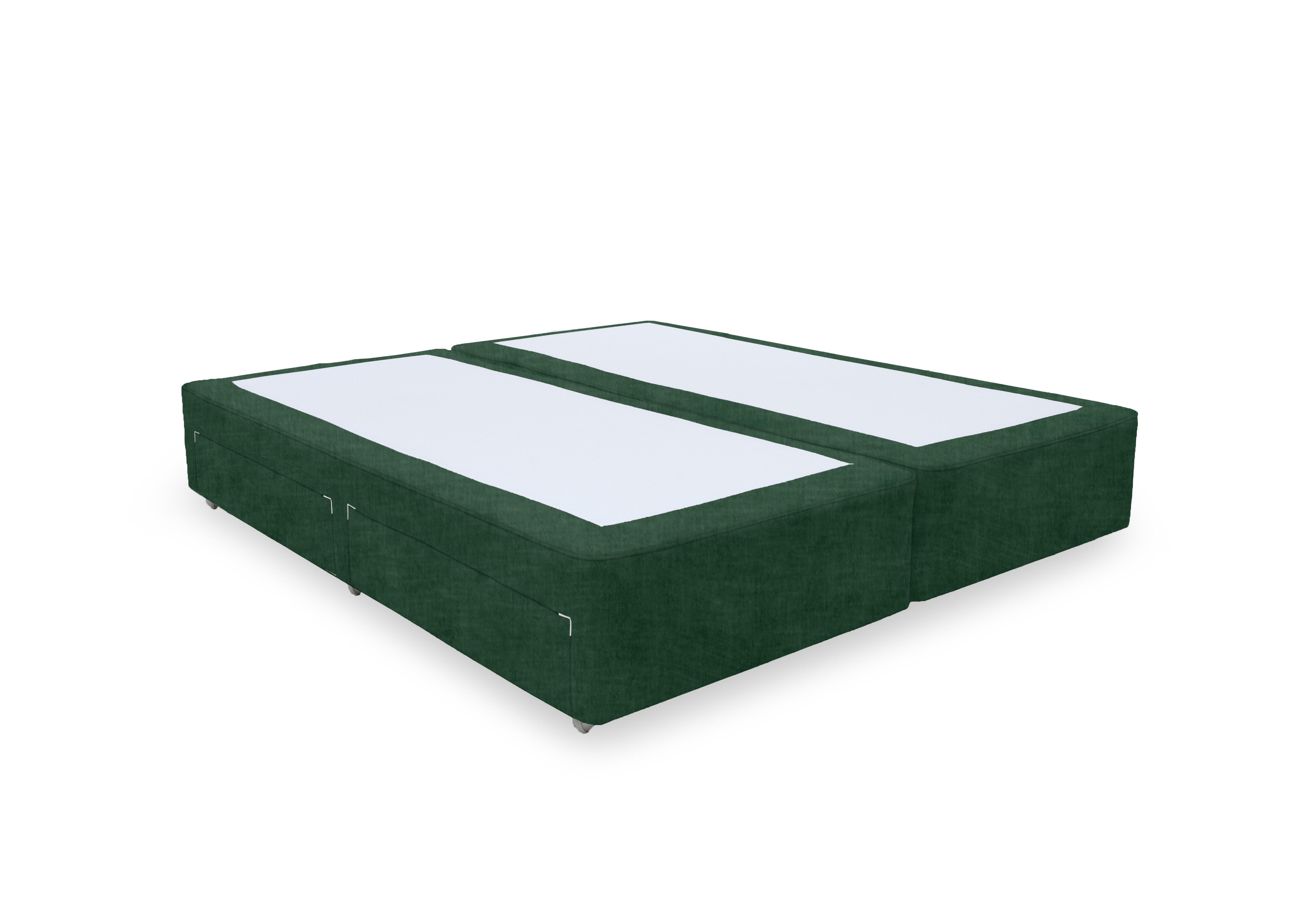 Artisan Platinum Pocket Sprung Divan Base in Tormaline Green on Furniture Village