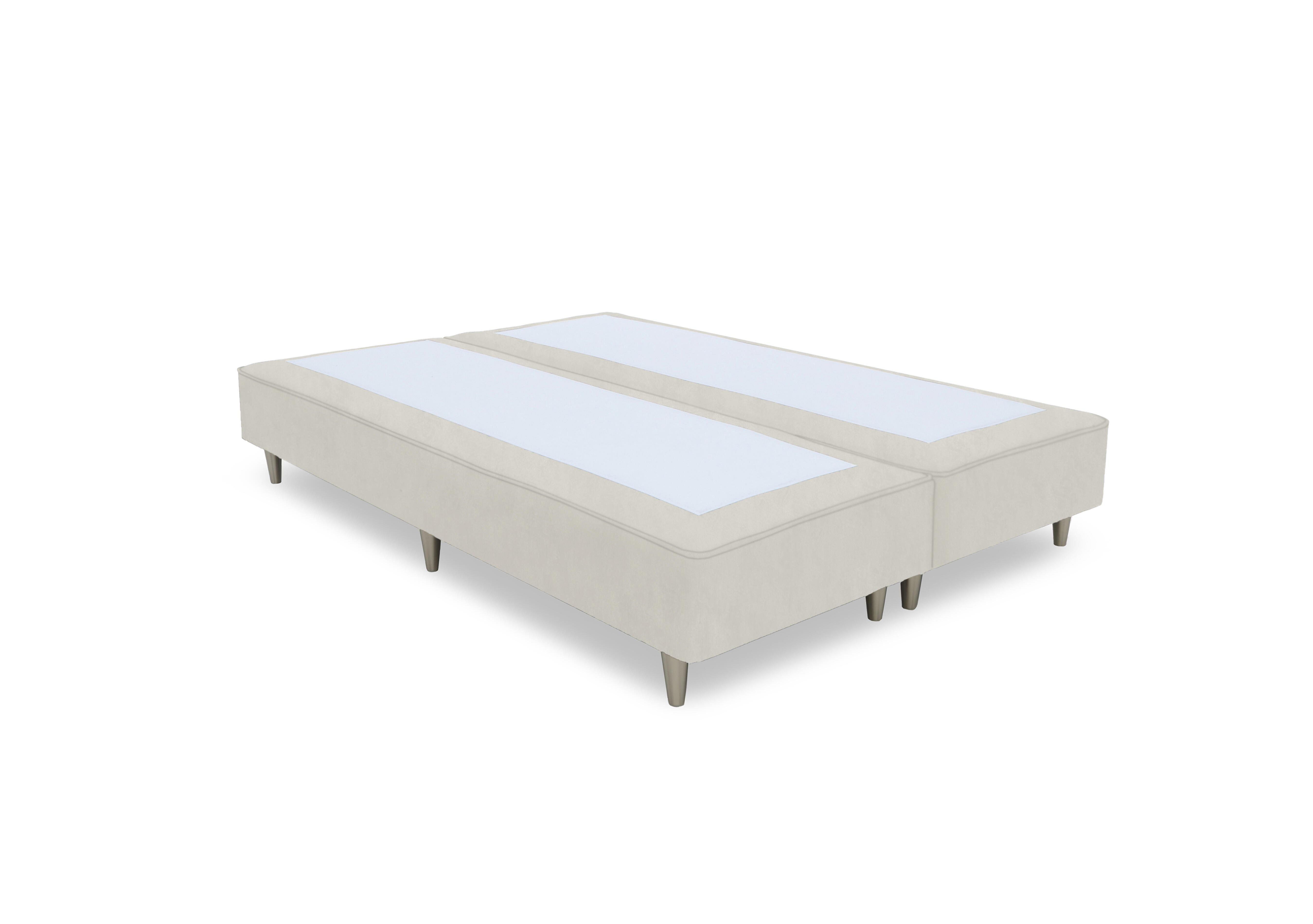Artisan Platinum Pocket Sprung Shallow Divan Base in Aston Linen - Bsl on Furniture Village