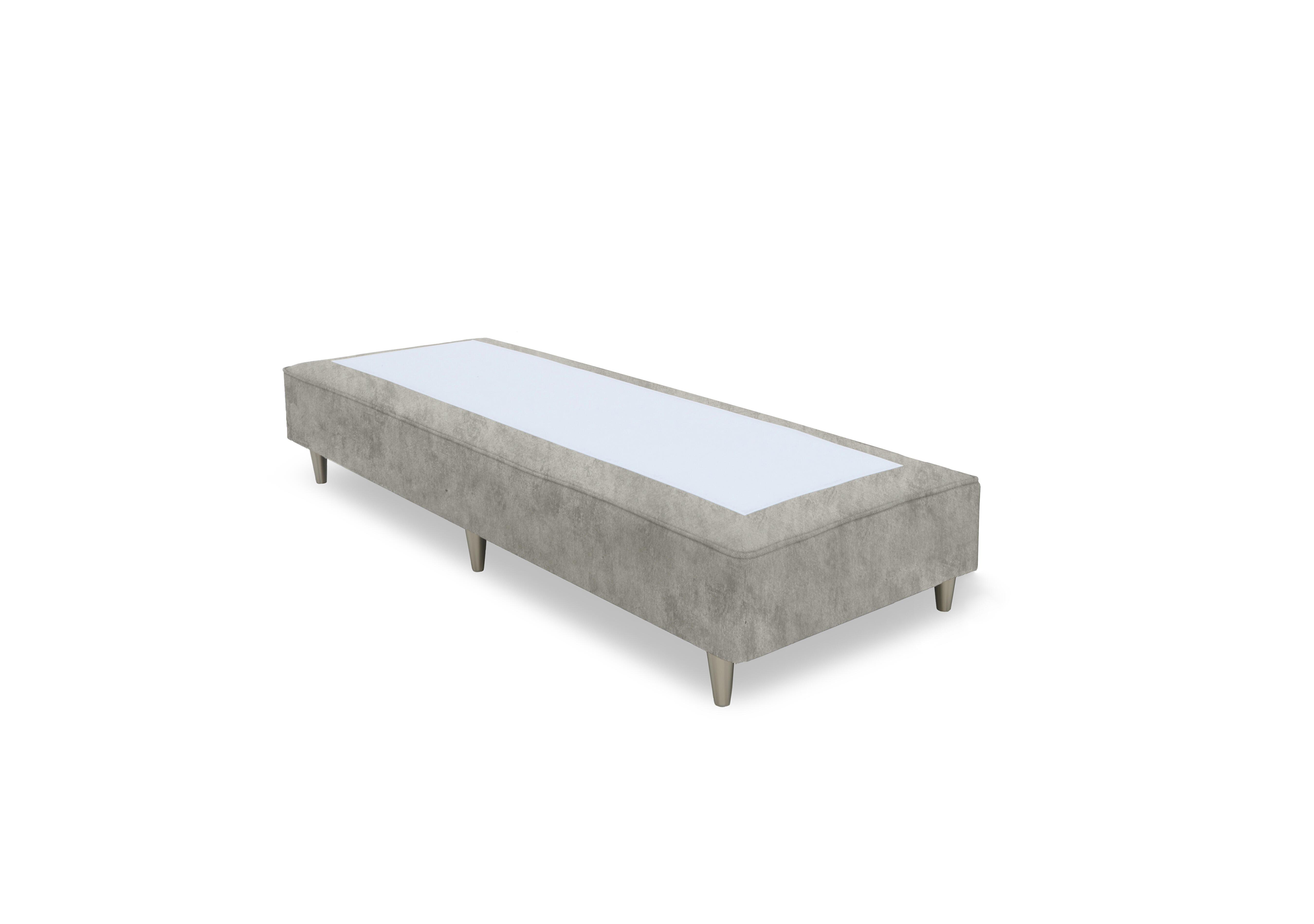 Artisan Platinum Pocket Sprung Shallow Divan Base in Daytona Stone- Bsl on Furniture Village