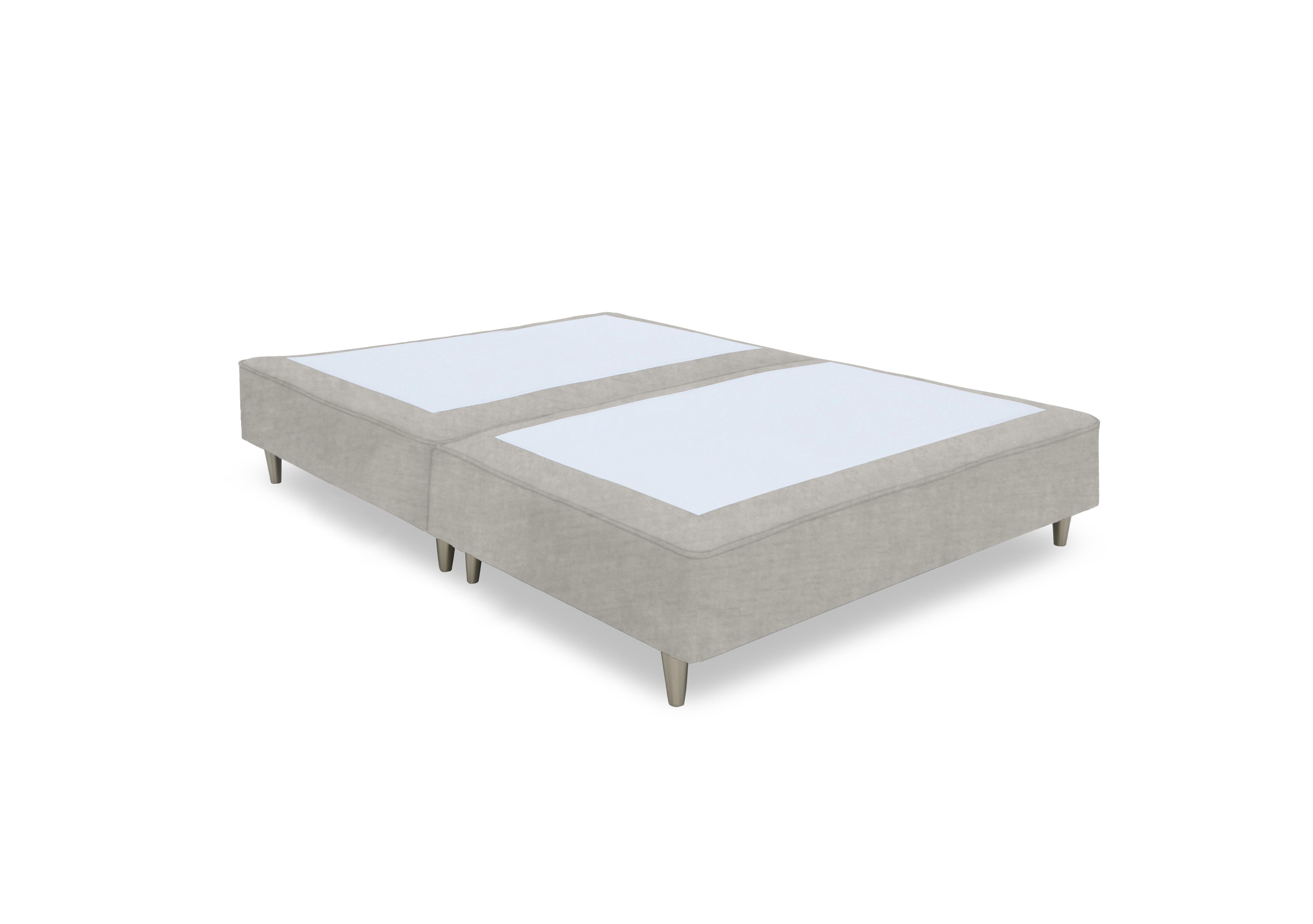 Artisan Platinum Pocket Sprung Shallow Divan Base in Milan Stone - Bsl on Furniture Village