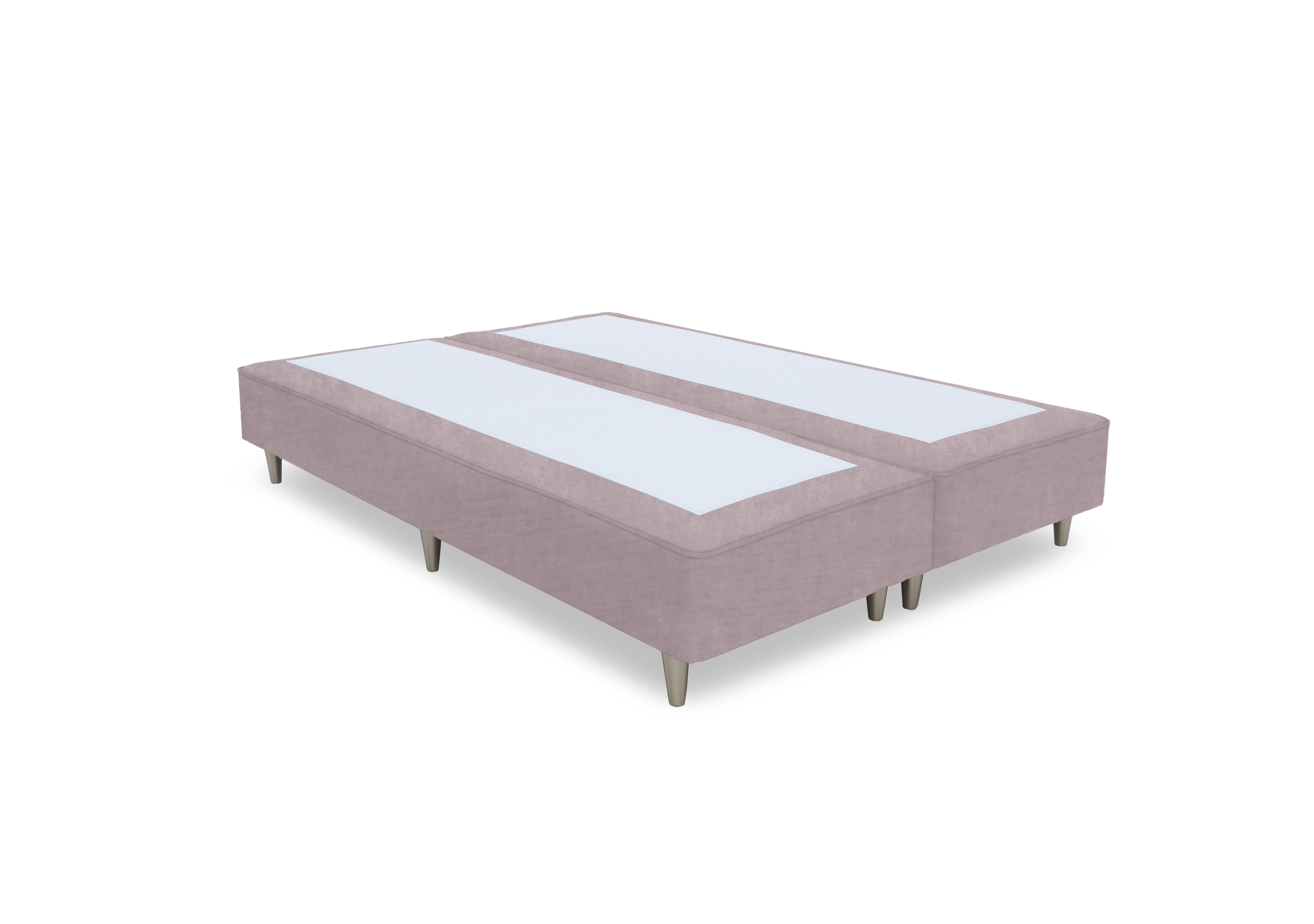 Artisan Platinum Pocket Sprung Shallow Divan Base in Plush Lilac -Bsl on Furniture Village