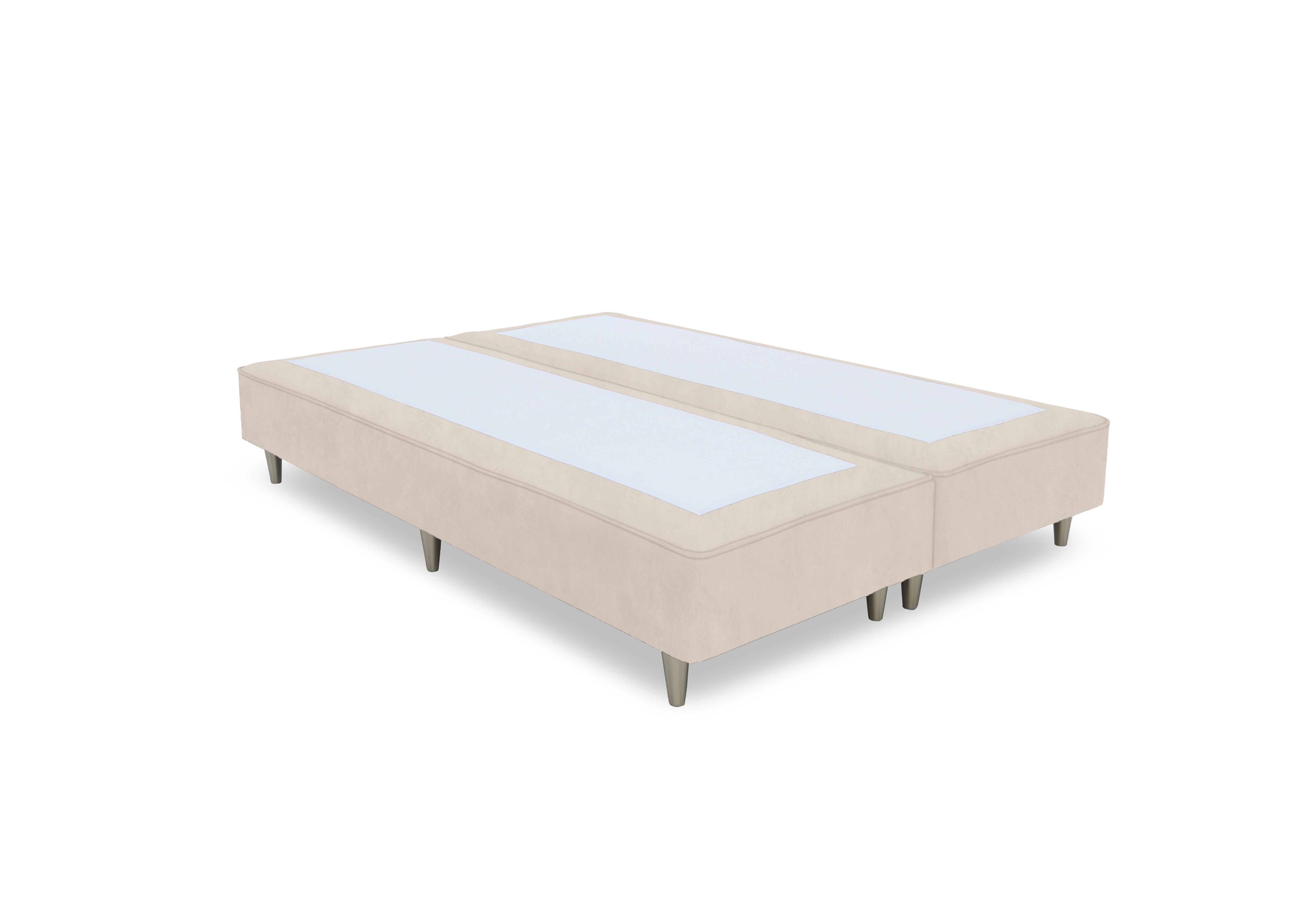 Artisan Platinum Pocket Sprung Shallow Divan Base in Sandstone Pearl- Bsl on Furniture Village