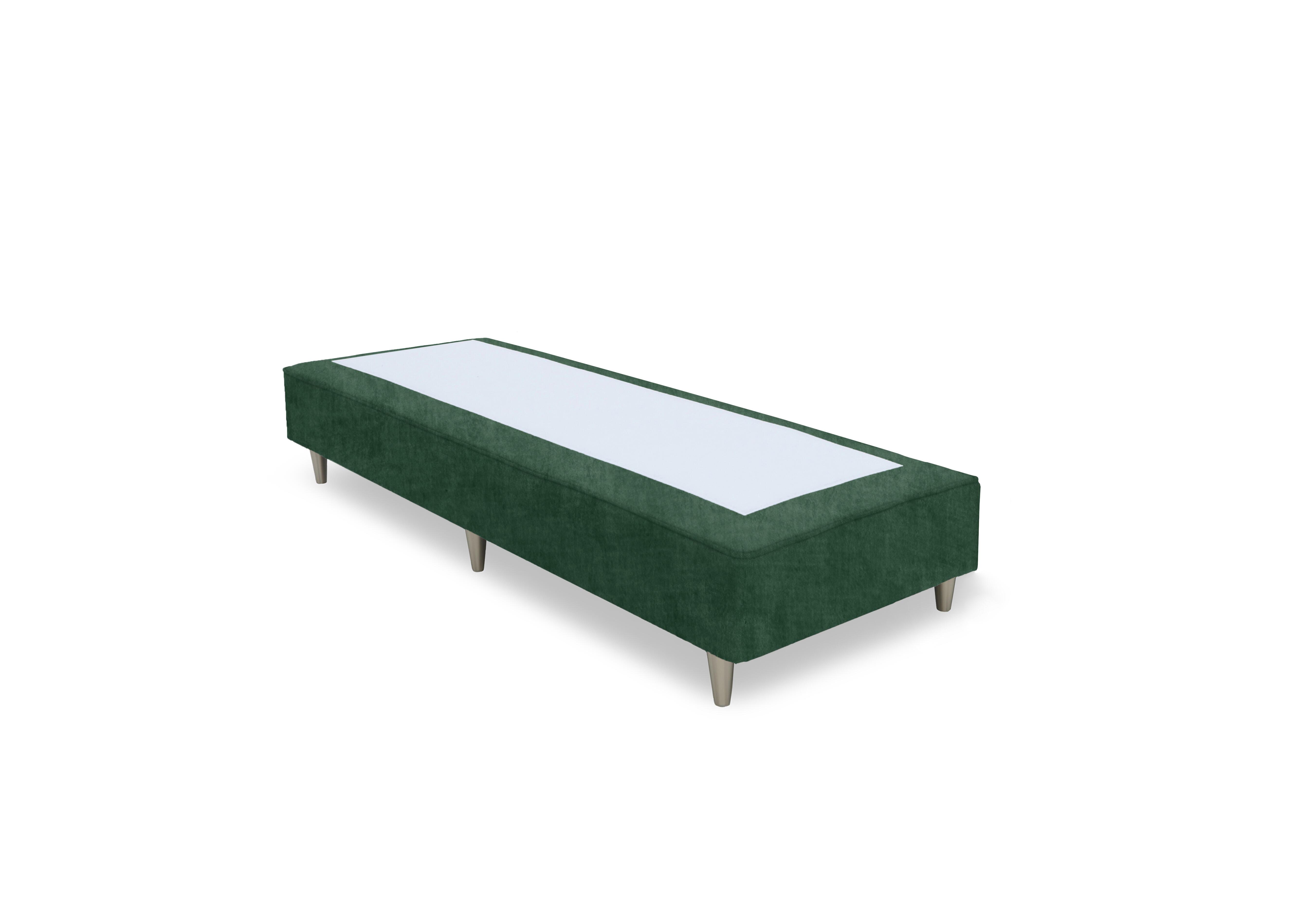 Artisan Platinum Pocket Sprung Shallow Divan Base in Tormaline Green - Bsl on Furniture Village