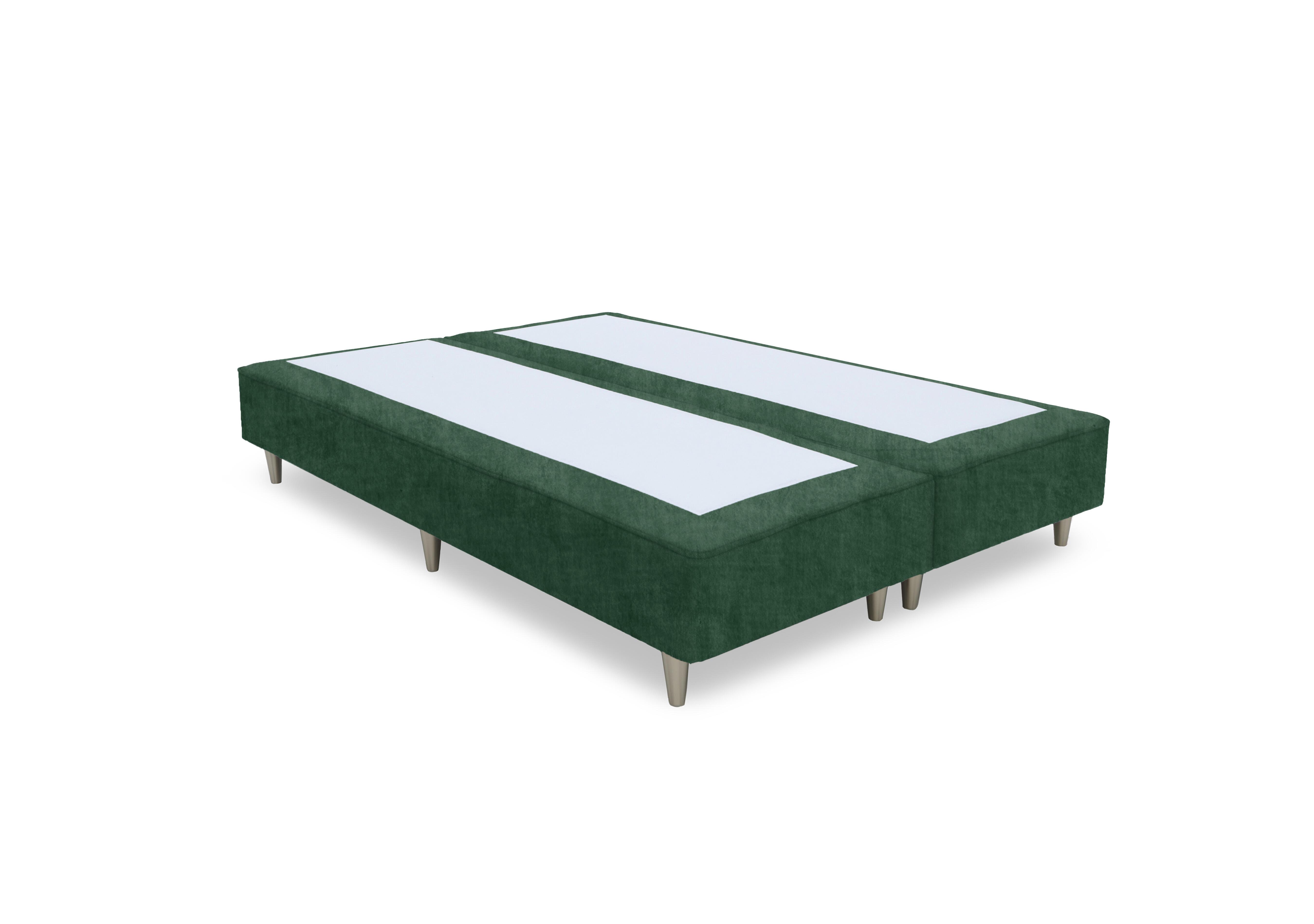 Artisan Platinum Pocket Sprung Shallow Divan Base in Tormaline Green - Bsl on Furniture Village
