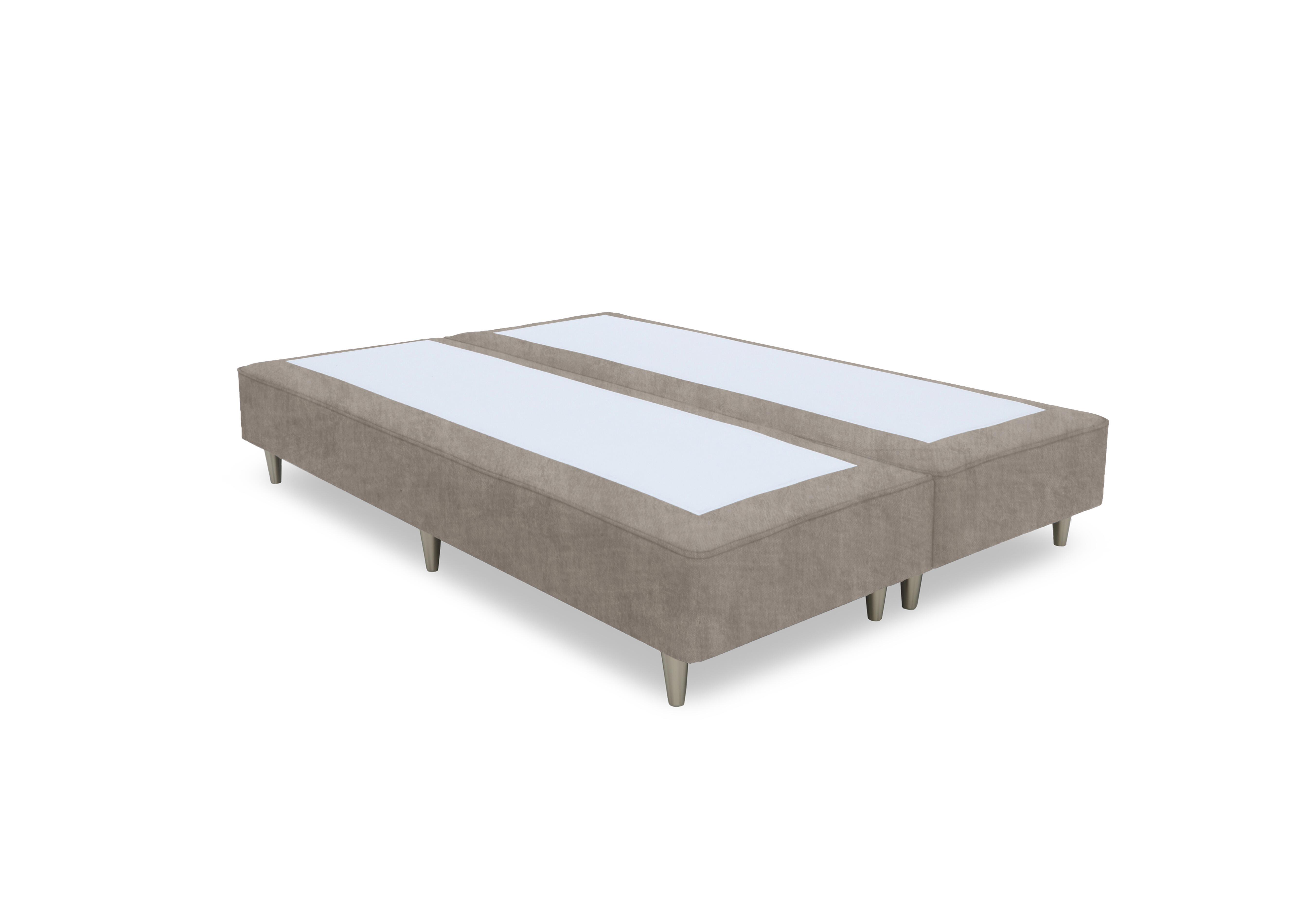Artisan Platinum Pocket Sprung Shallow Divan Base in Warm Onyx - Bsl on Furniture Village