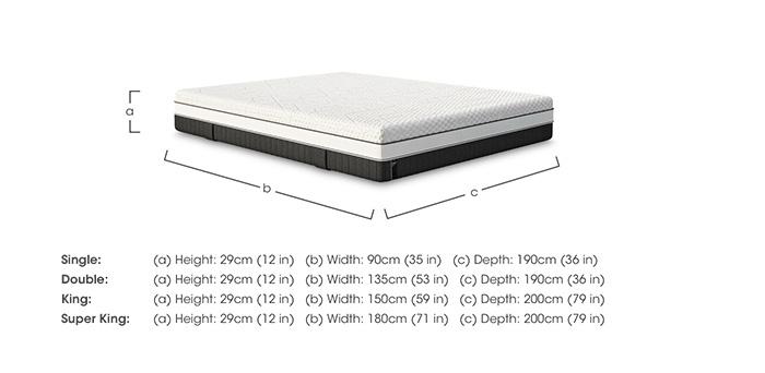 Diamond Hybrid Deluxe Mattress in  on Furniture Village