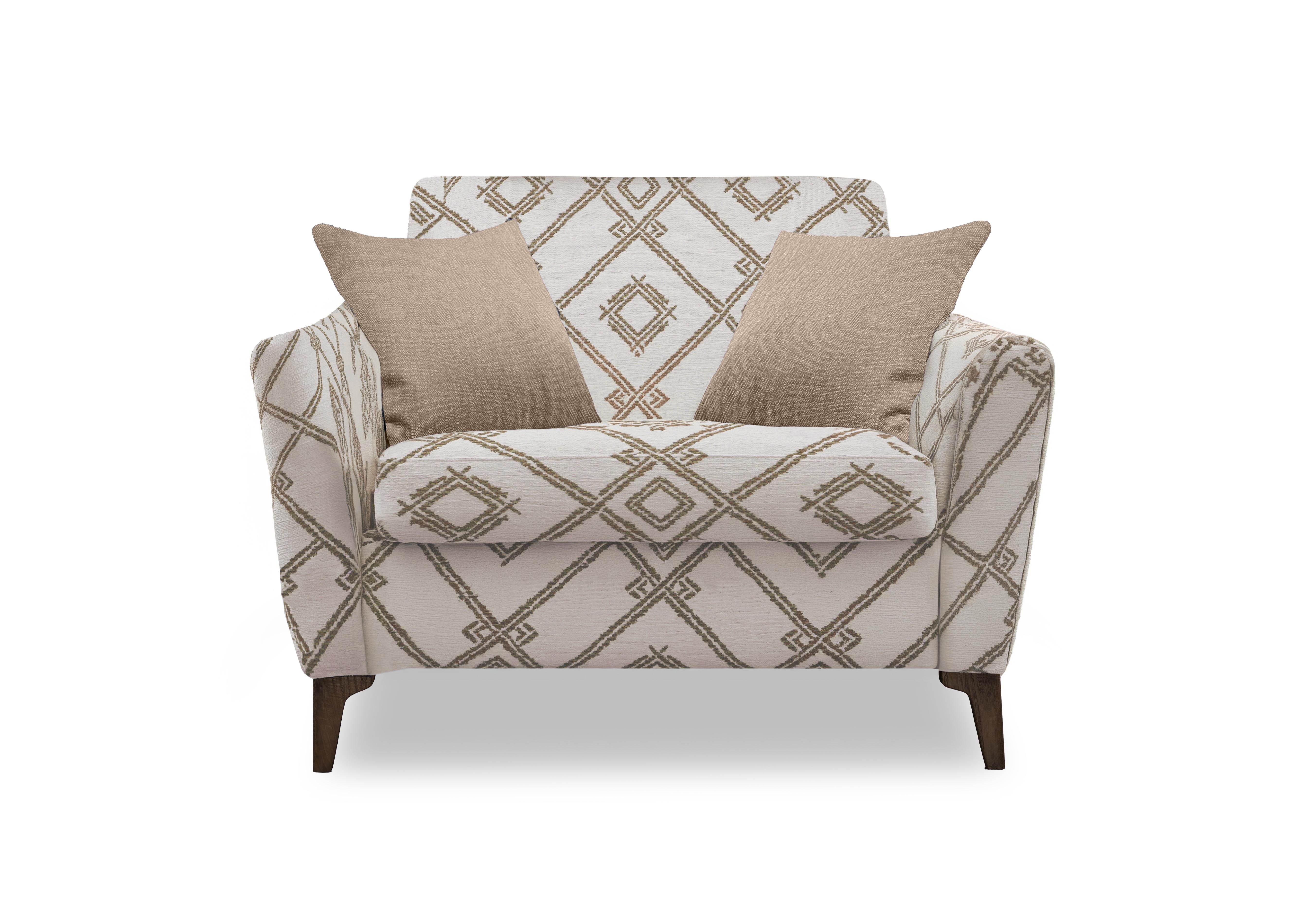 Moderna Power Recliner Snuggler with Power Telescopic Headrest in Azt Taupe Sw on Furniture Village