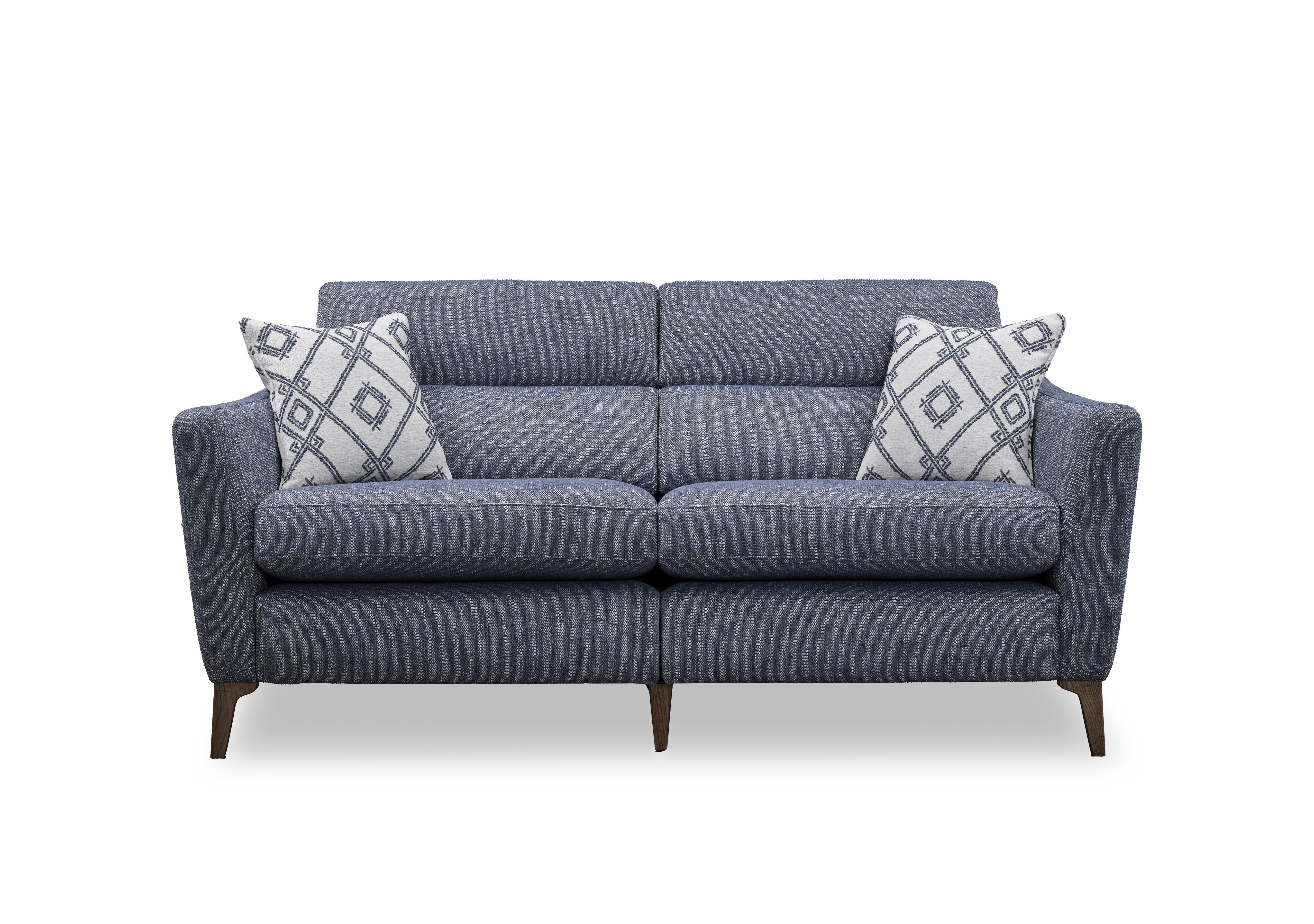 Moderna 2 Seater Power Recliner Sofa with Power Telescopic Headrests in Blr Marine Sw on Furniture Village