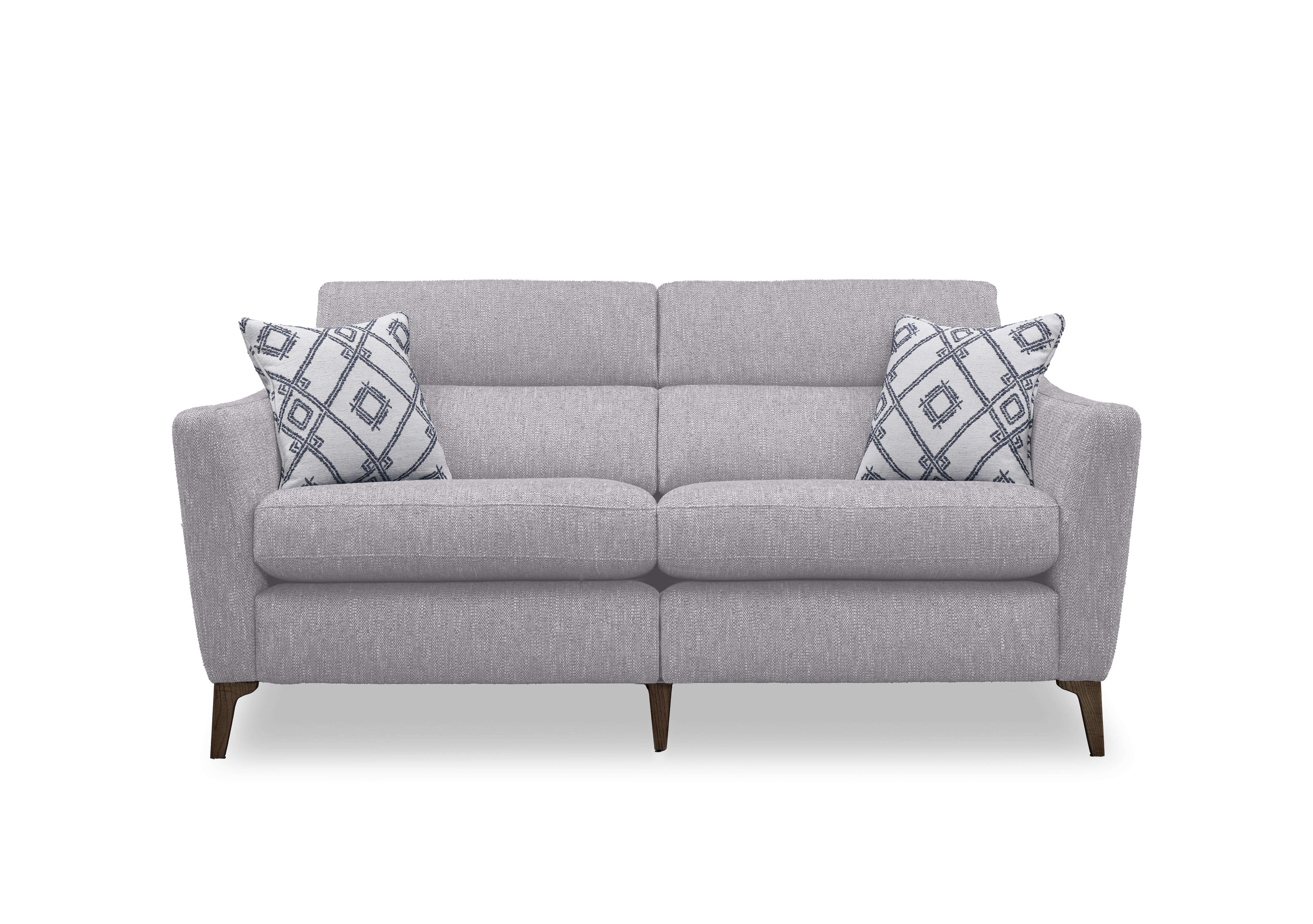 Moderna 2 Seater Power Recliner Sofa with Power Telescopic Headrests in Blr Pearl Sw on Furniture Village