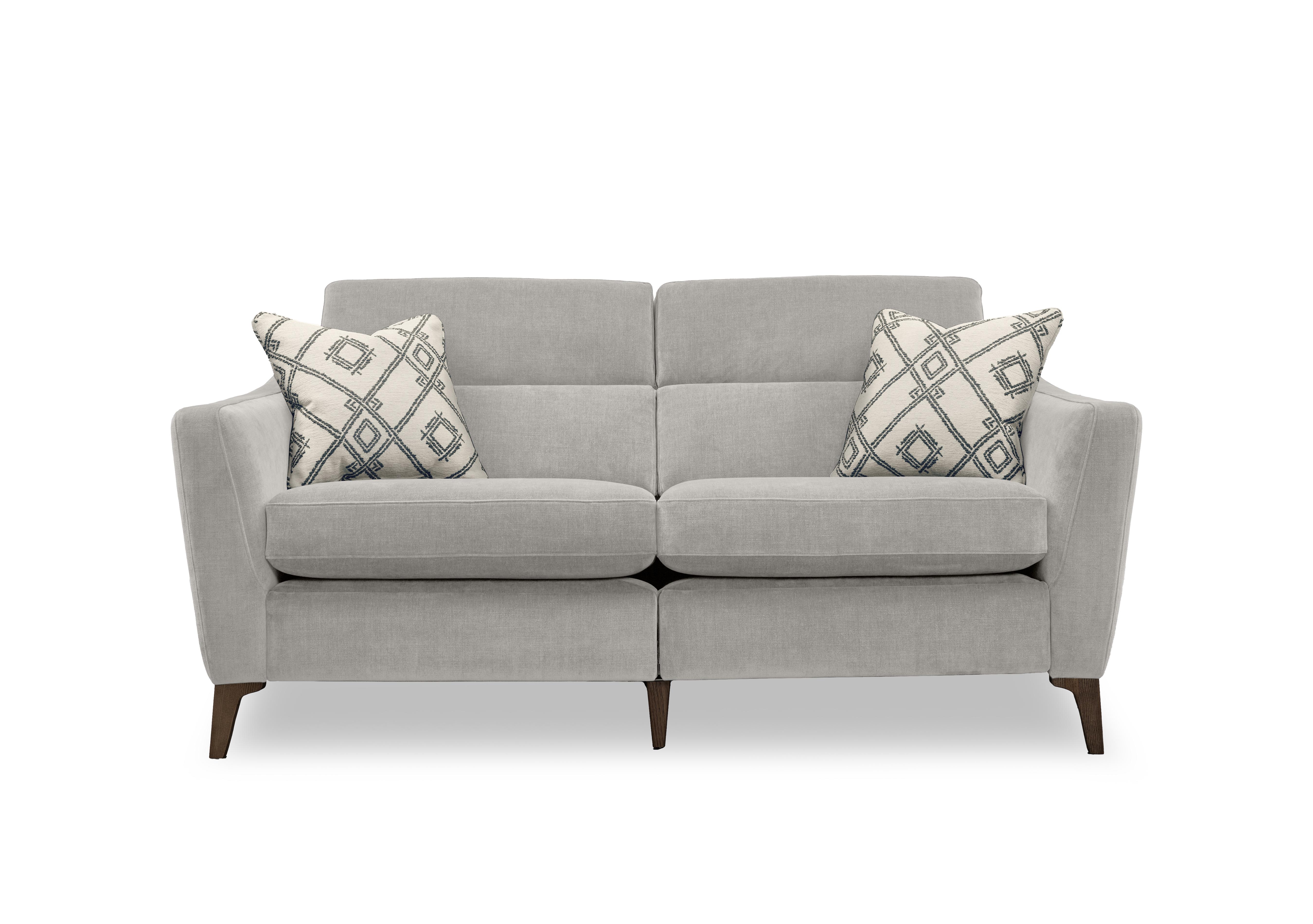 Moderna 2 Seater Power Recliner Sofa with Power Telescopic Headrests in Mht Chalk Sw on Furniture Village
