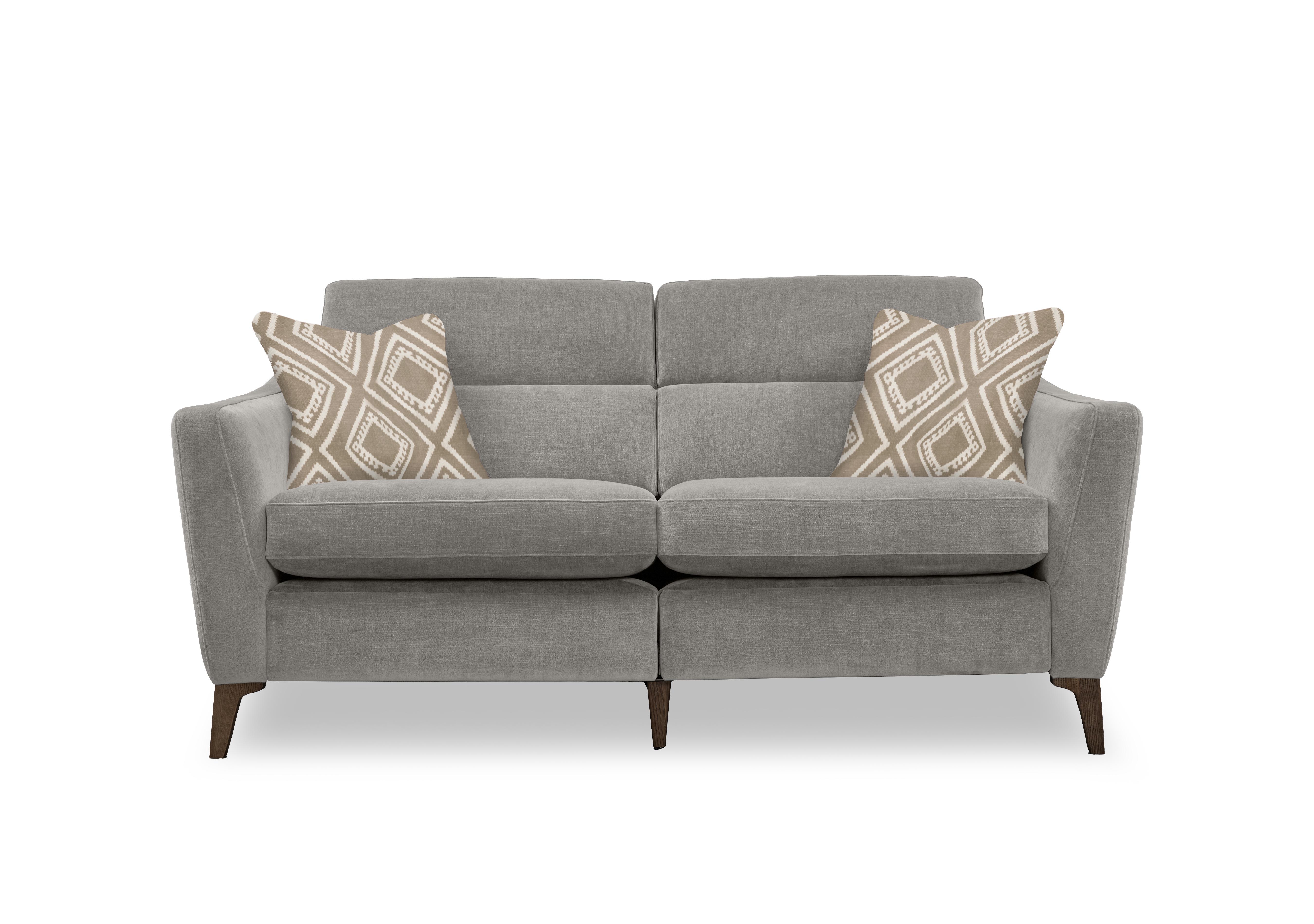 Moderna 2 Seater Power Recliner Sofa with Power Telescopic Headrests in Mht Fog Sw on Furniture Village